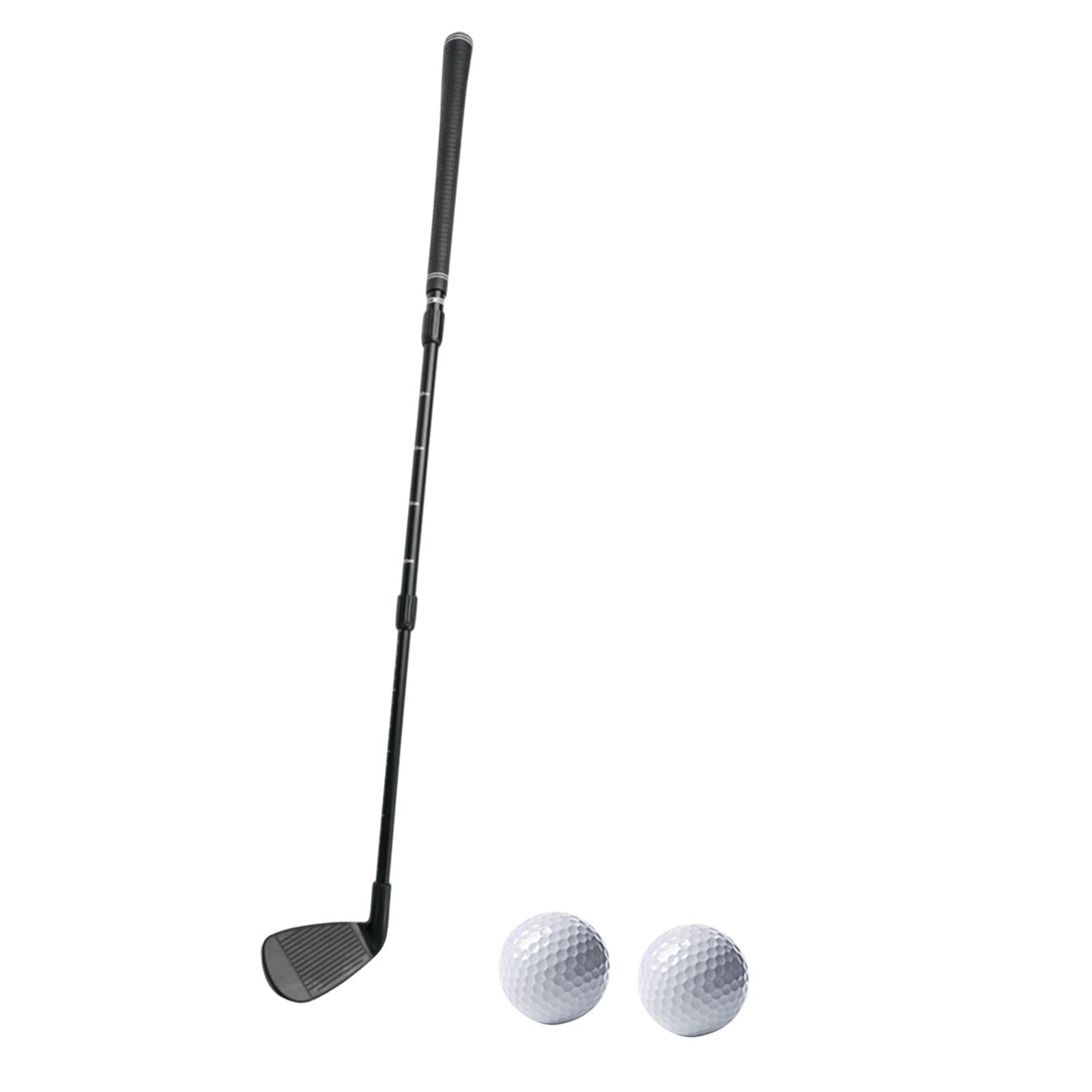 Golf Chipper Club Telescopic with Scale Outdoor Portable Training Golf Wedge Black