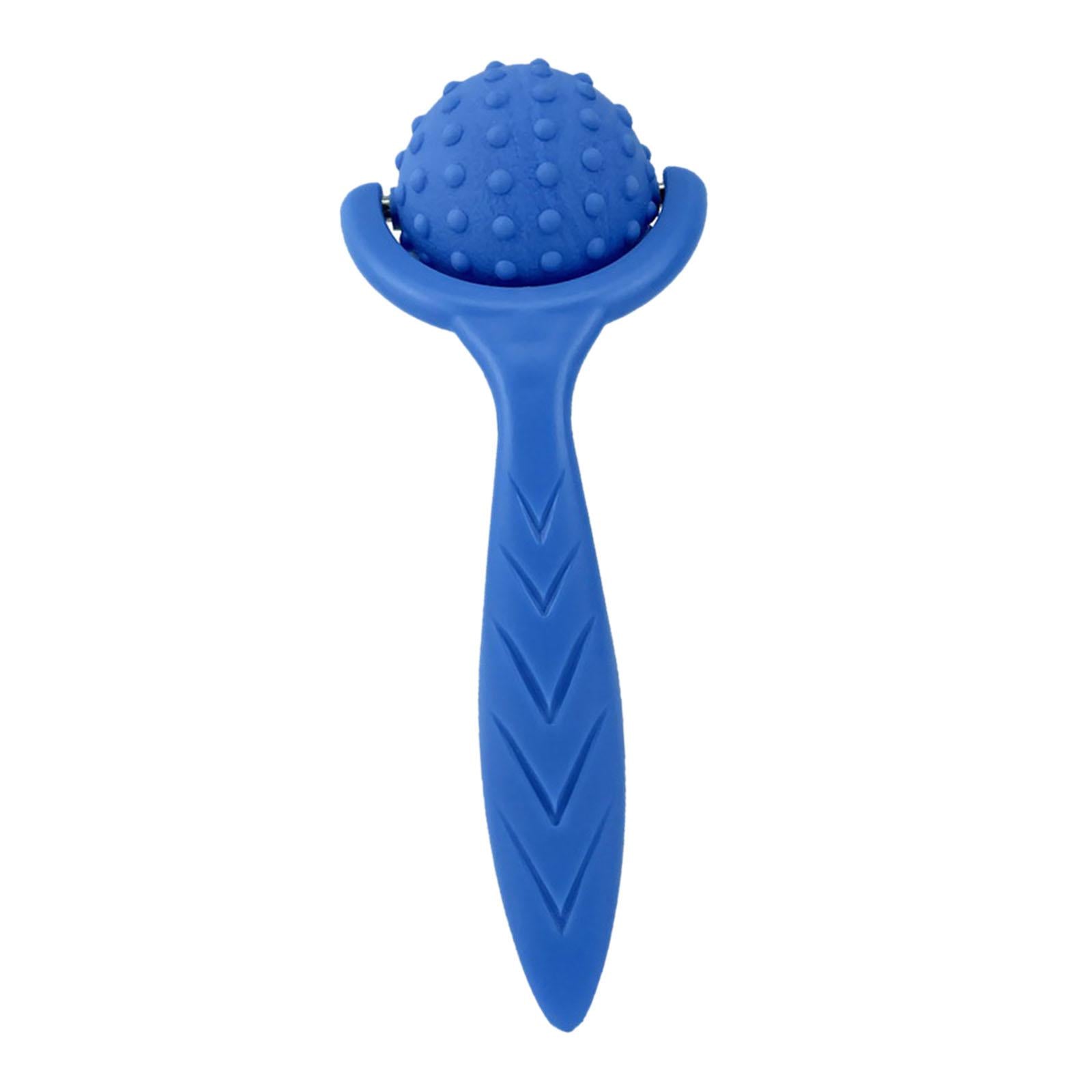 Handheld Massage Roller Relaxation Tool Massage Equipments for Legs Body Neck Blue