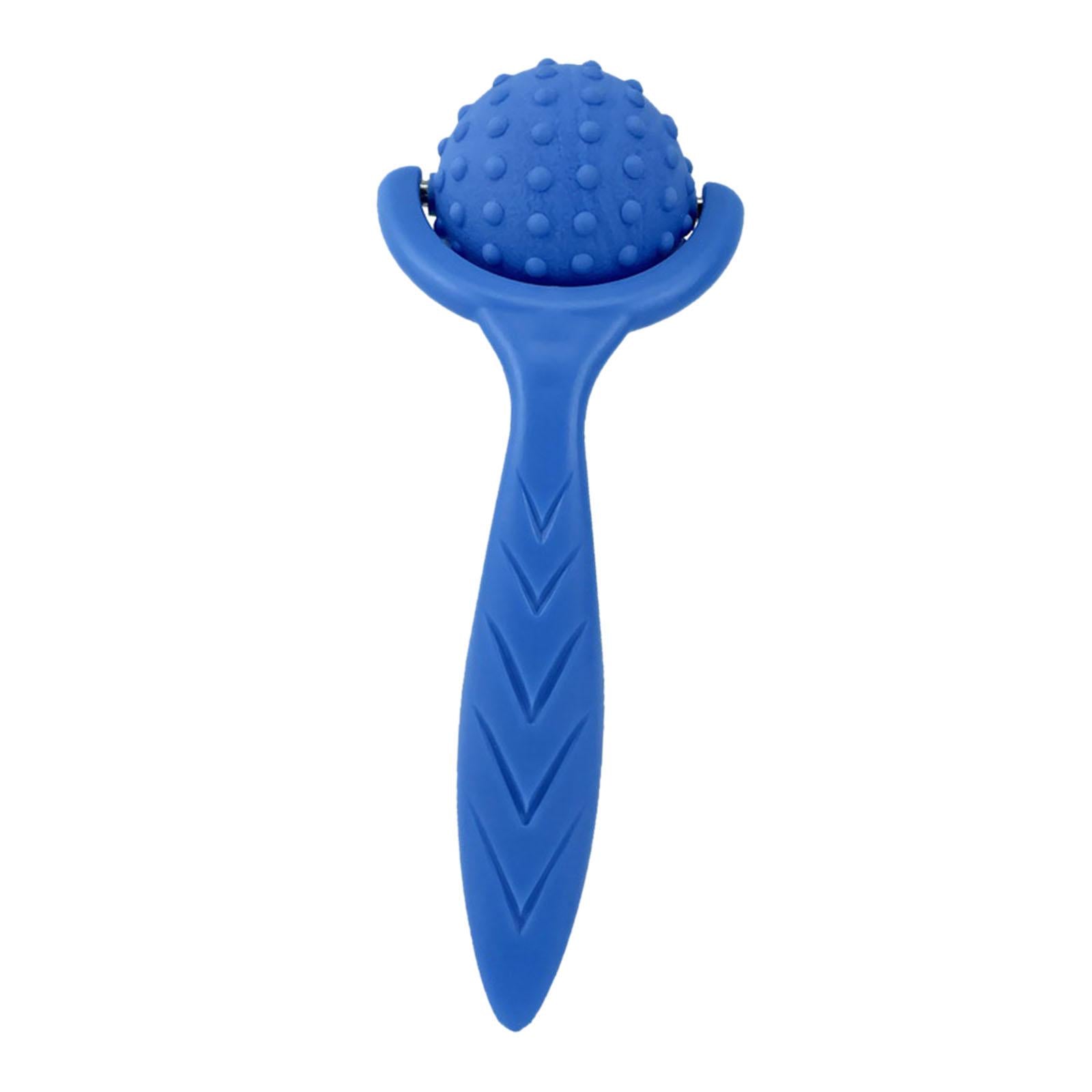 Handheld Massage Roller Relaxation Tool Massage Equipments for Legs Body Neck Blue
