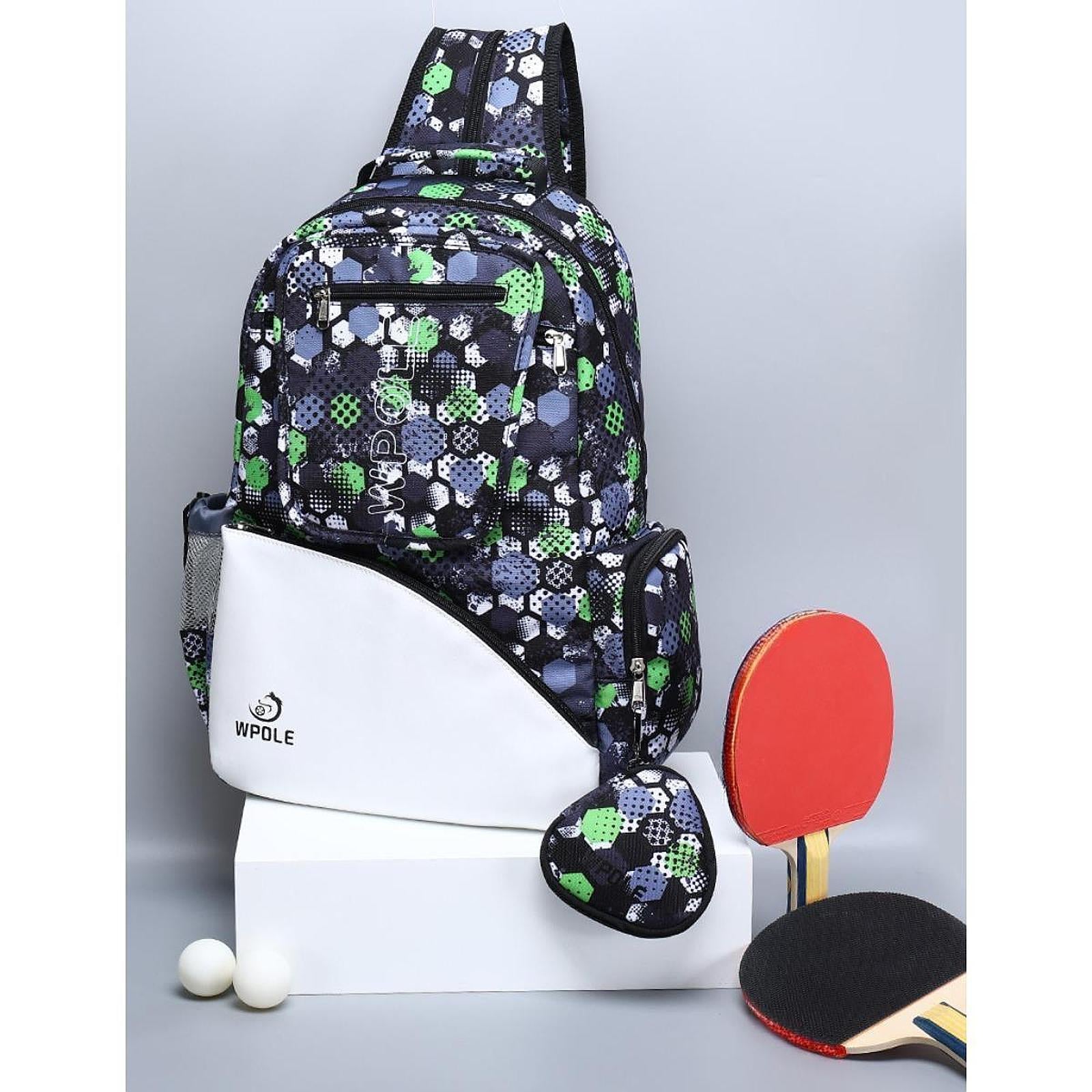 Table Tennis Racket Backpack Pingpong Paddle Carry Sleeve for Sports Outdoor