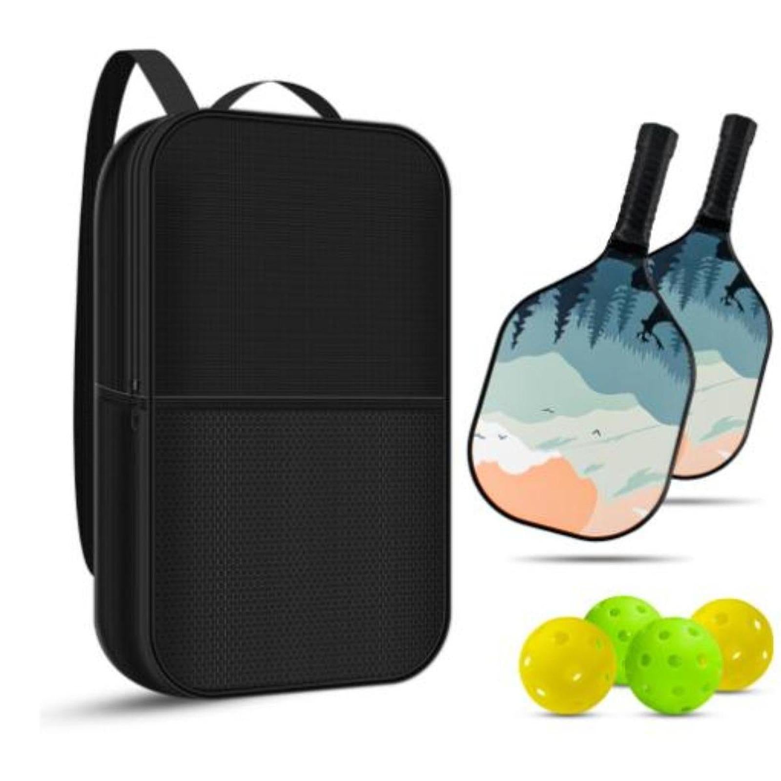 Pickleball Rackets Backpack Gift Storage Carrier for Sports Outdoor Training