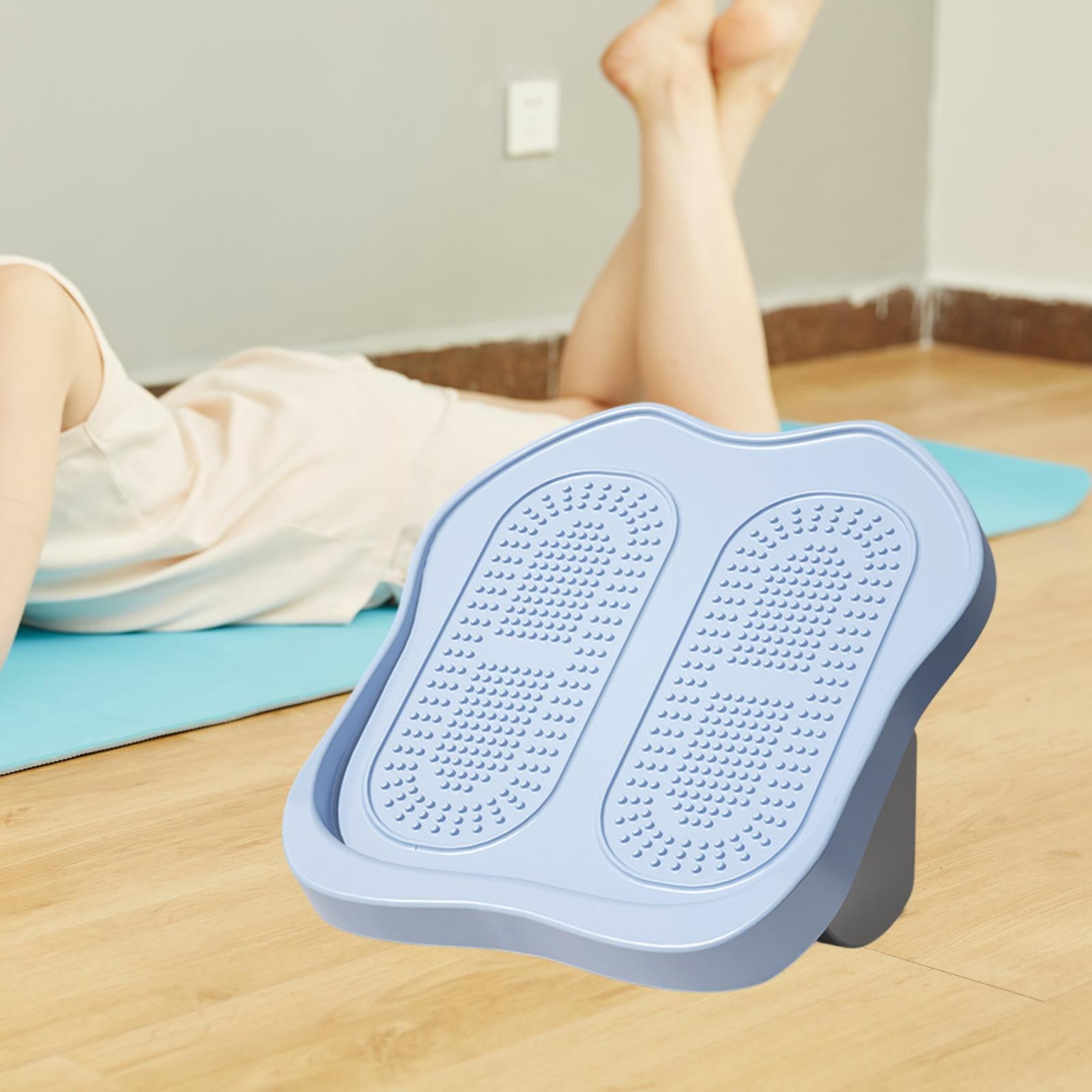 Slant Board Calf Stretcher Foldable Leg Stretch for Home Gym Sports Exercise Blue