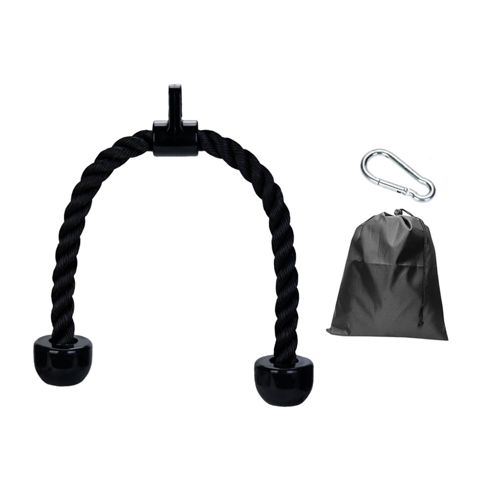 Twisted Pull Down Rope Biceps Triceps Tension Rope for Shoulder Body Workout Plastic Lifting Loop