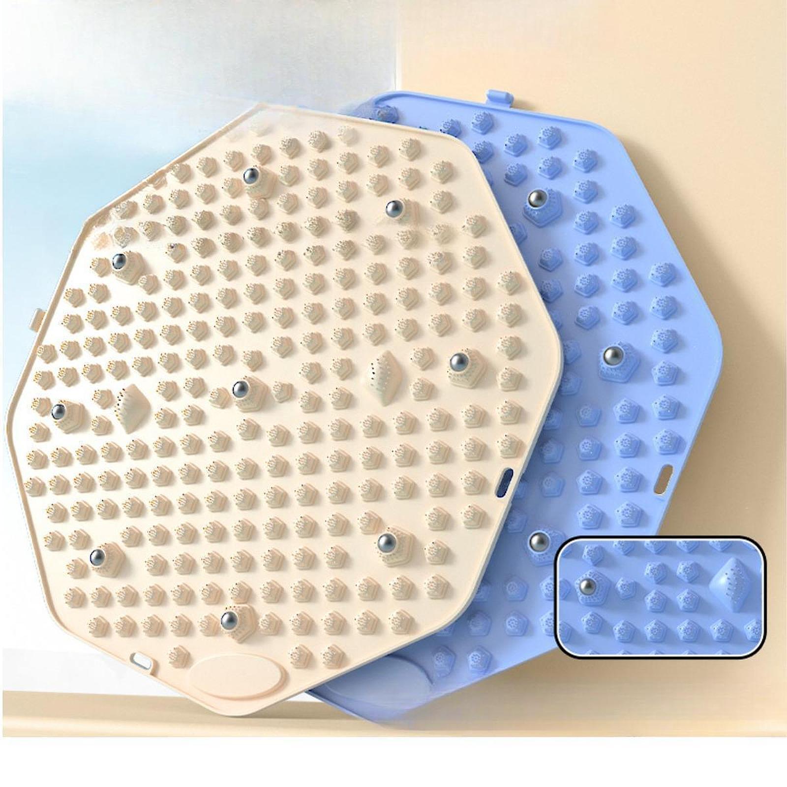 Feet Massage Pad Acupoint Mat Acupressure Mat for Household Office Traveling Blue