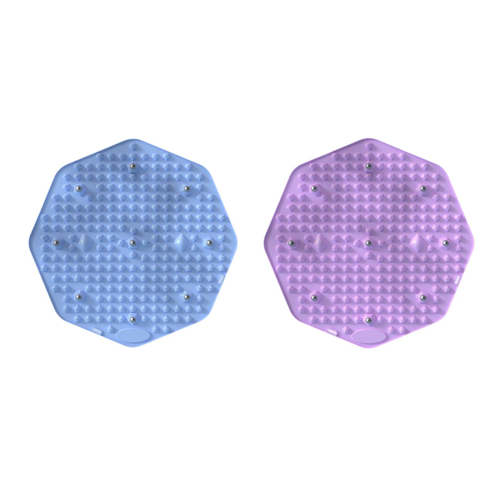 Feet Massage Pad Acupoint Mat Acupressure Mat for Household Office Traveling Blue