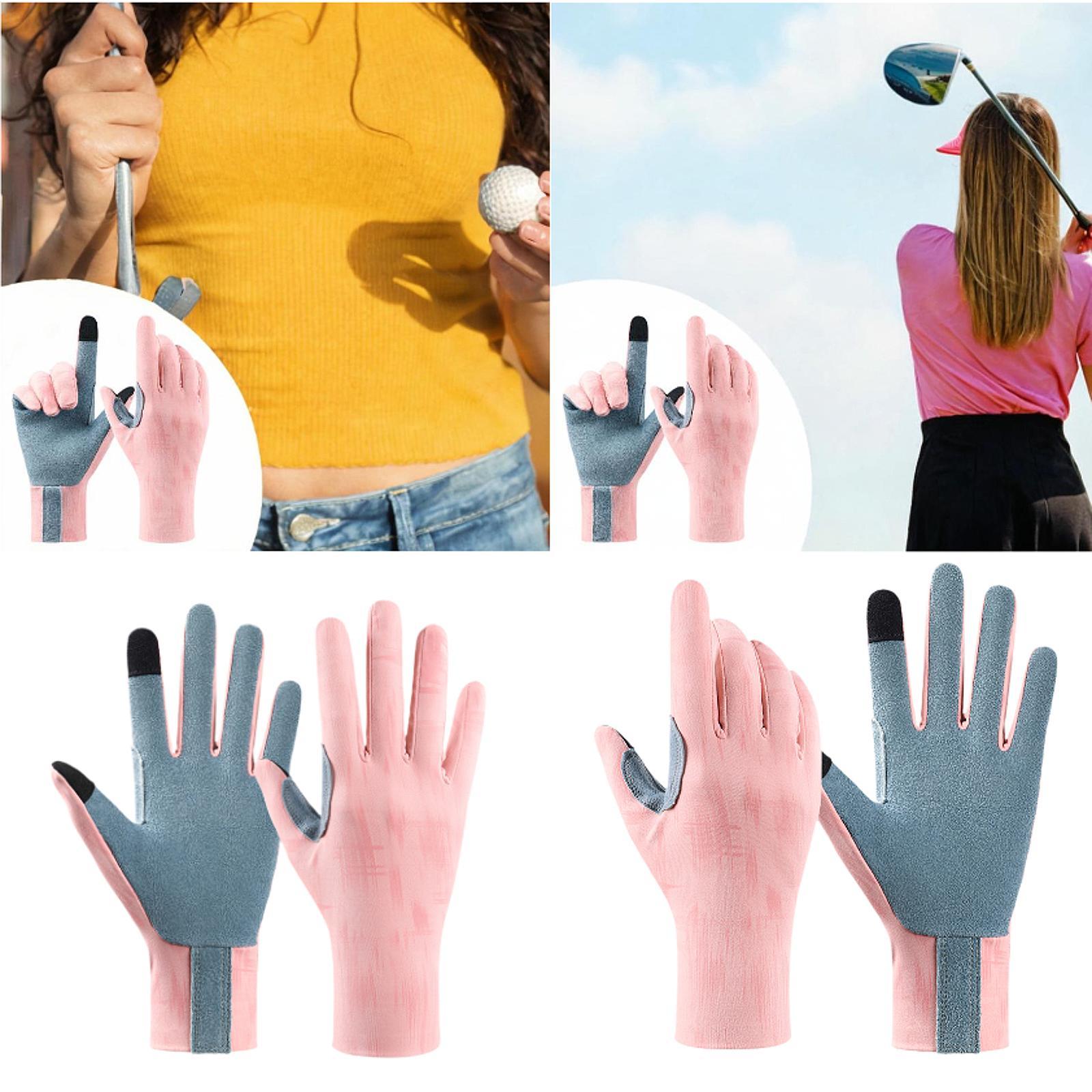 Golf Gloves Touchscreen Sun Protection Trendy Lightweight Gift Golf Training M