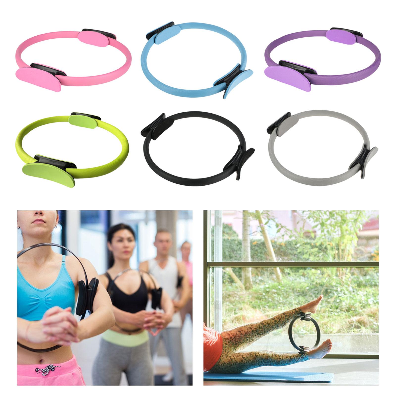 Pilates Fitness Ring Device Equipment for Home Sculpting Toning Inner Thighs PInk