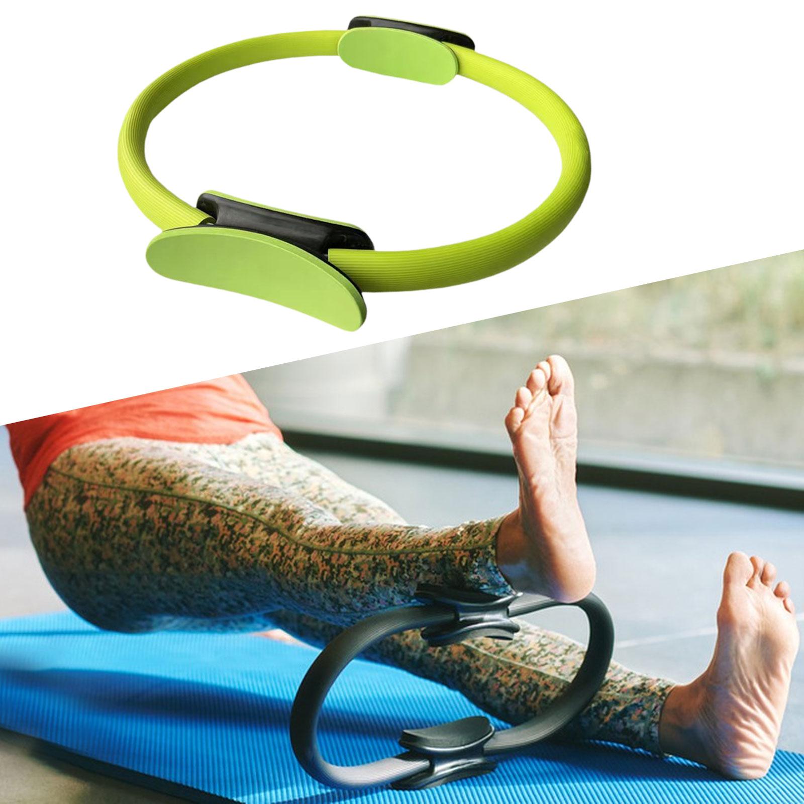 Pilates Fitness Ring Device Equipment for Home Sculpting Toning Inner Thighs Green