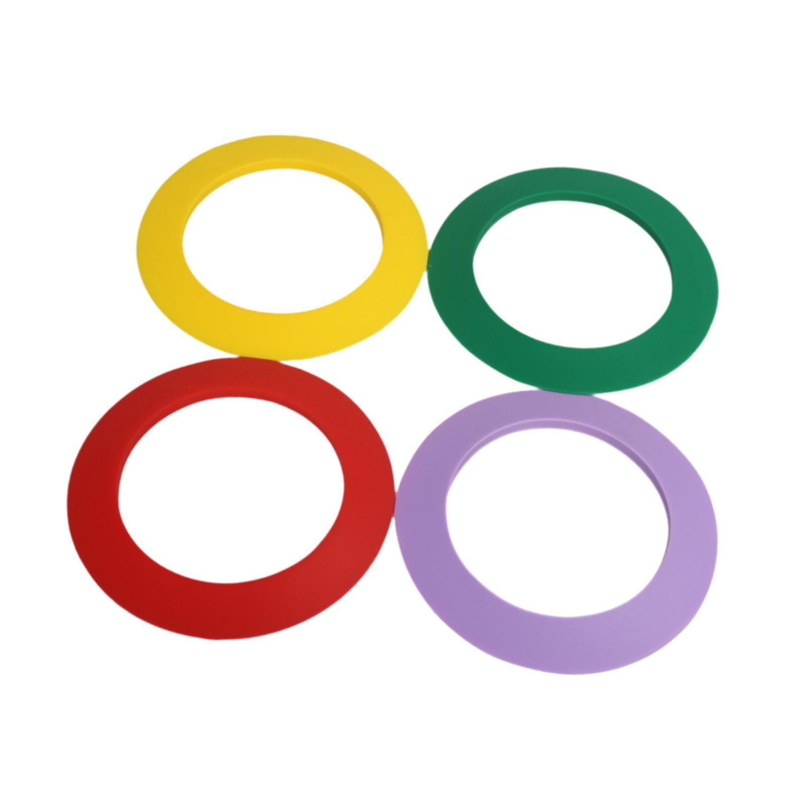 4x Golf Putting Practice Rings Portable Putting Aids for Yard Golfing Course