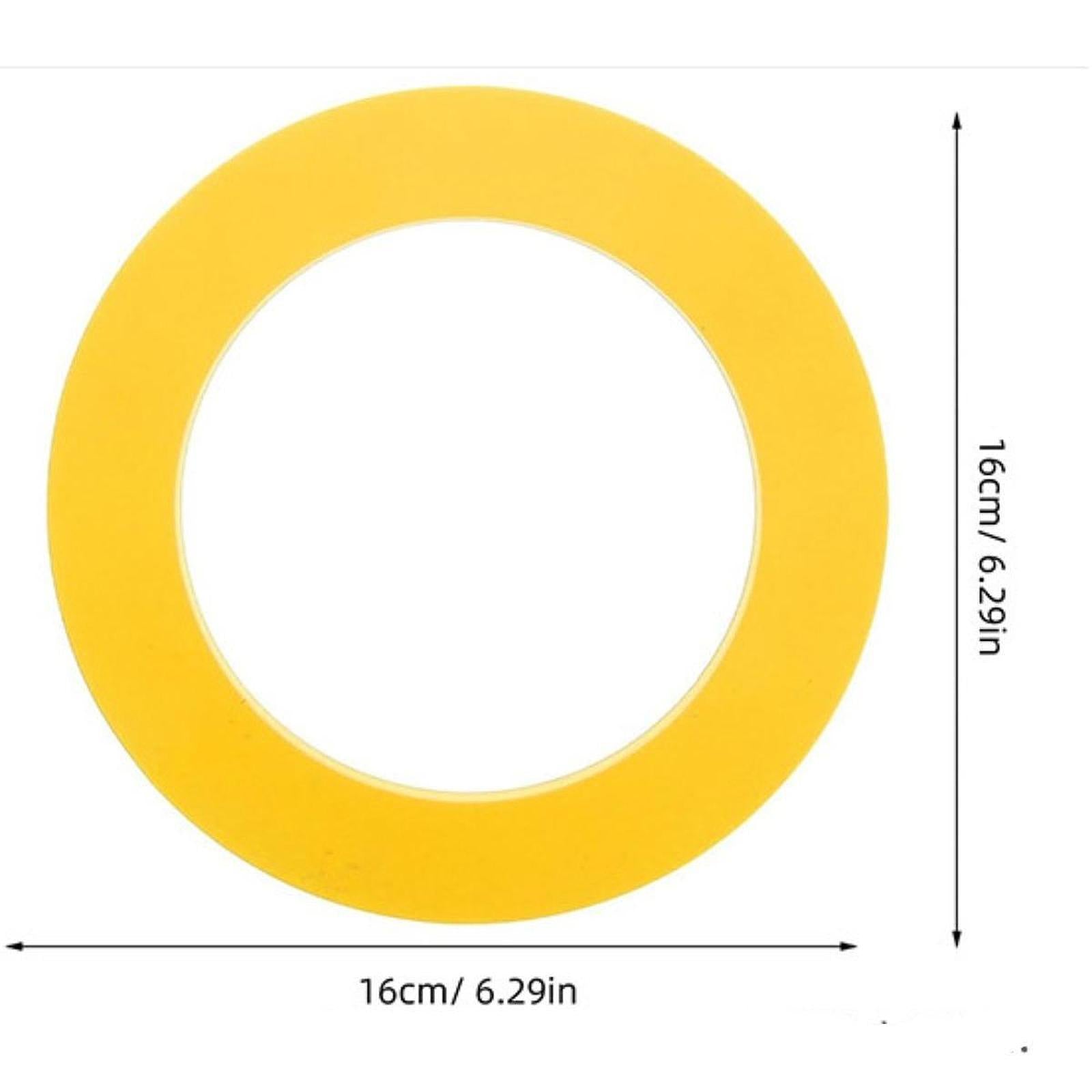 Golf Putting Cup Ring Backyard Golf Course Portable Golf Trainer Accessories Yellow