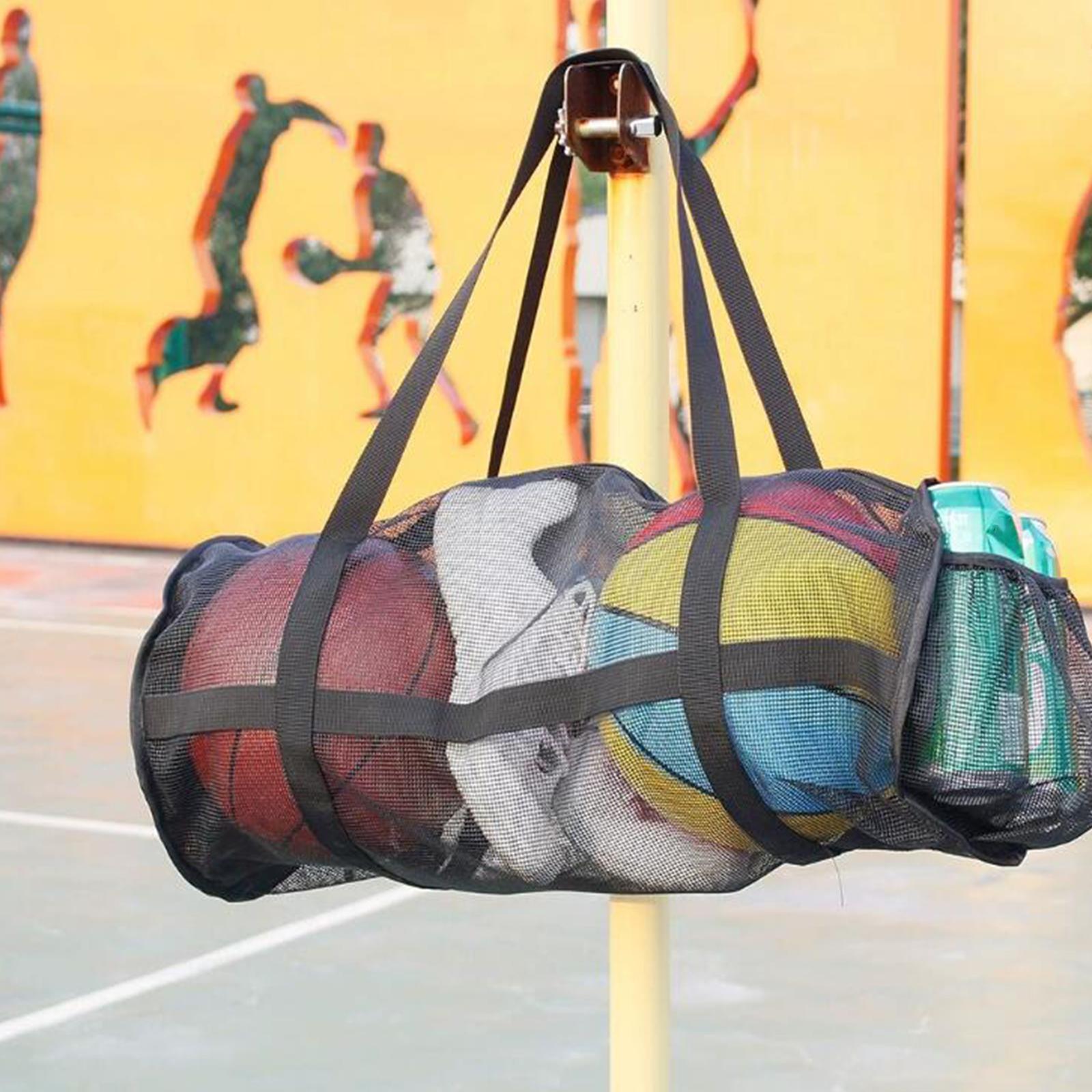 Mesh Dive Duffle Bag Gym Training Net Handbag for Travel Soccer Ball Fitness