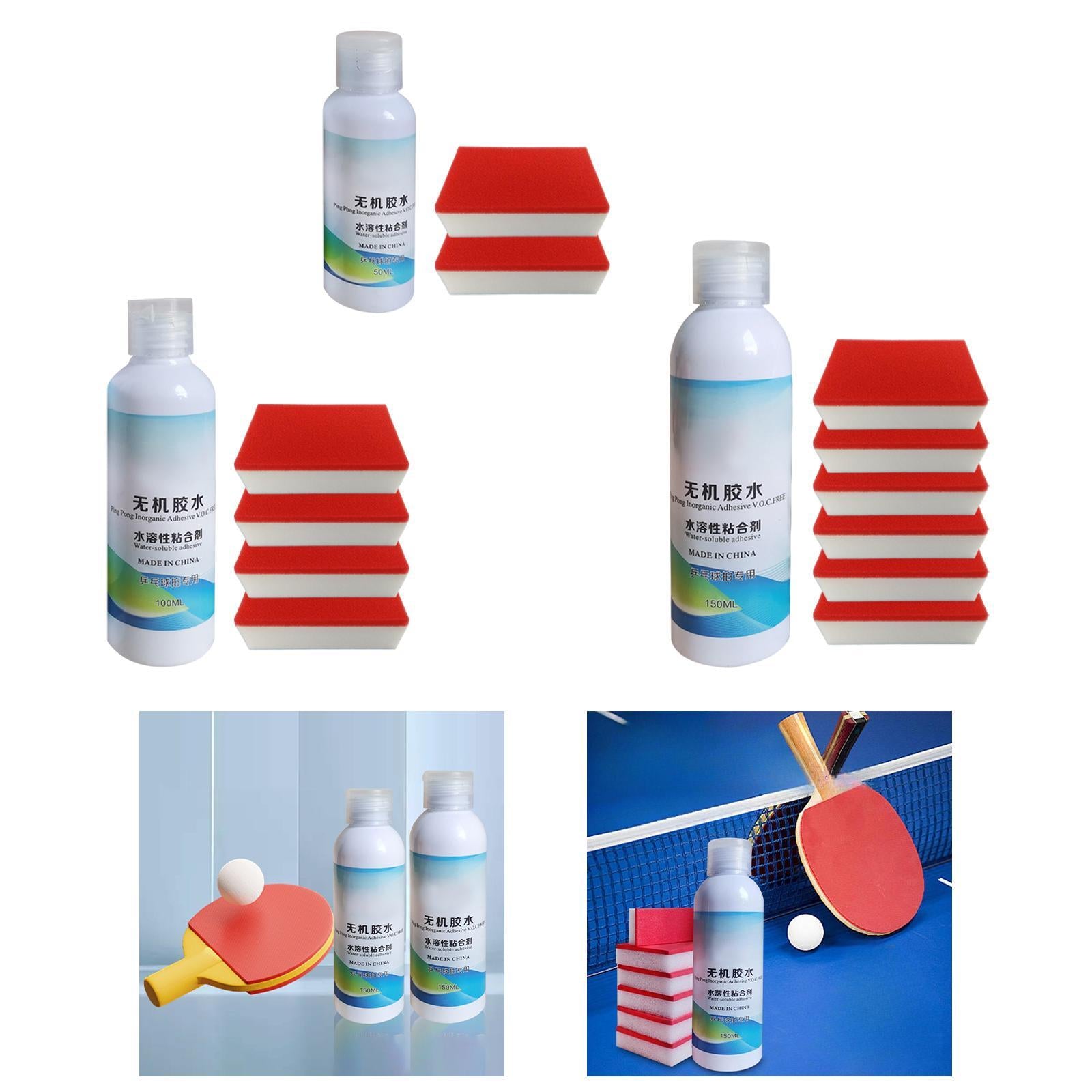 Table Tennis Racket Glue to Replace Table Tennis Rubber Pingpong Paddle Glue 50ML