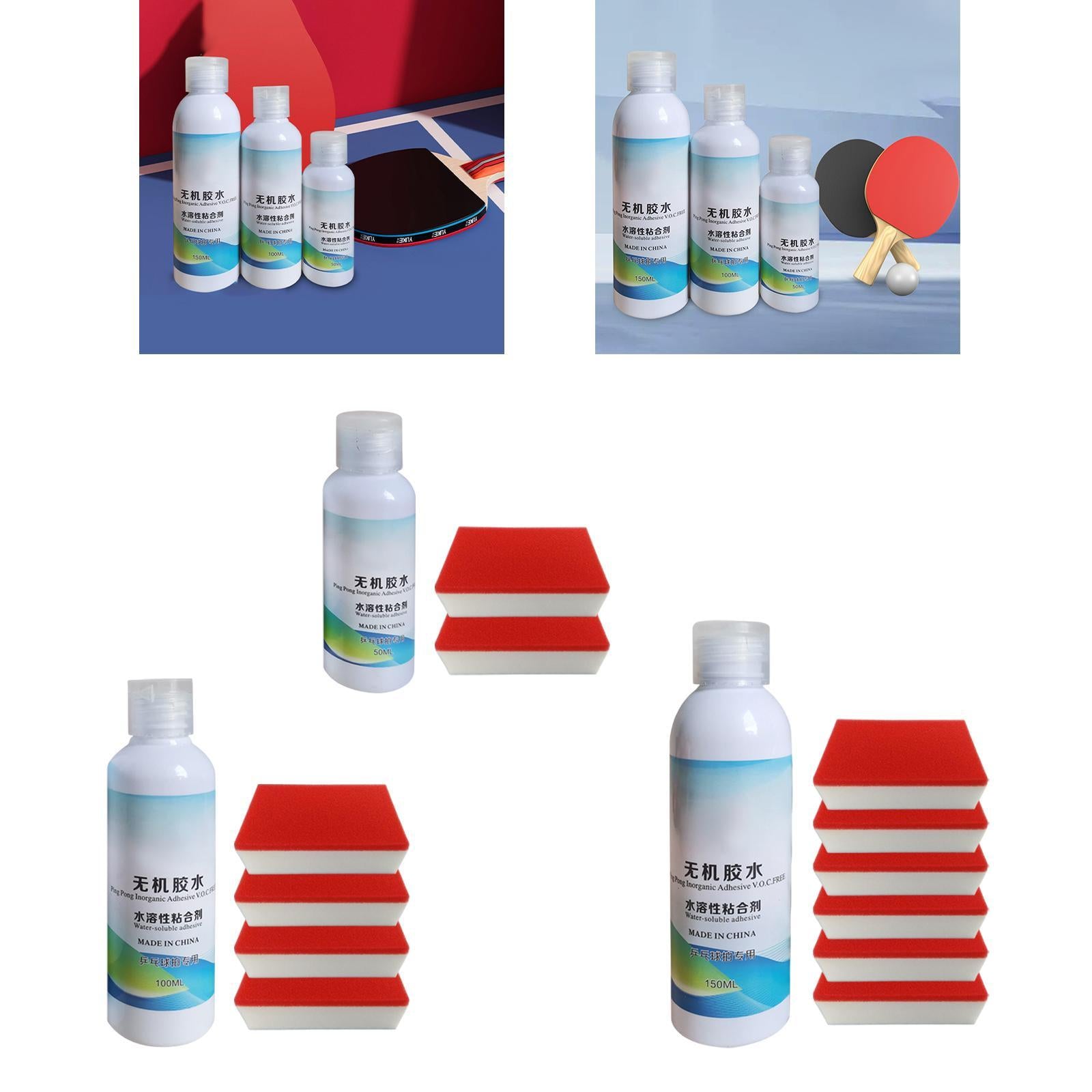 Table Tennis Racket Glue to Replace Table Tennis Rubber Pingpong Paddle Glue 50ML