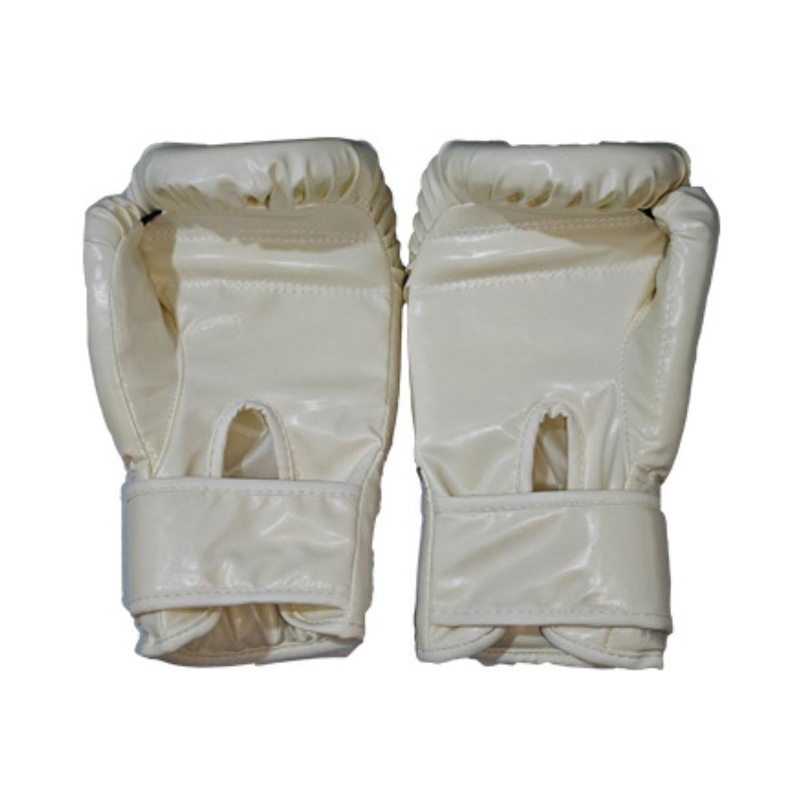 Boxing Gloves Mma Sparring Gloves for Fighting Kickboxing Punching Heavy Bag White Child