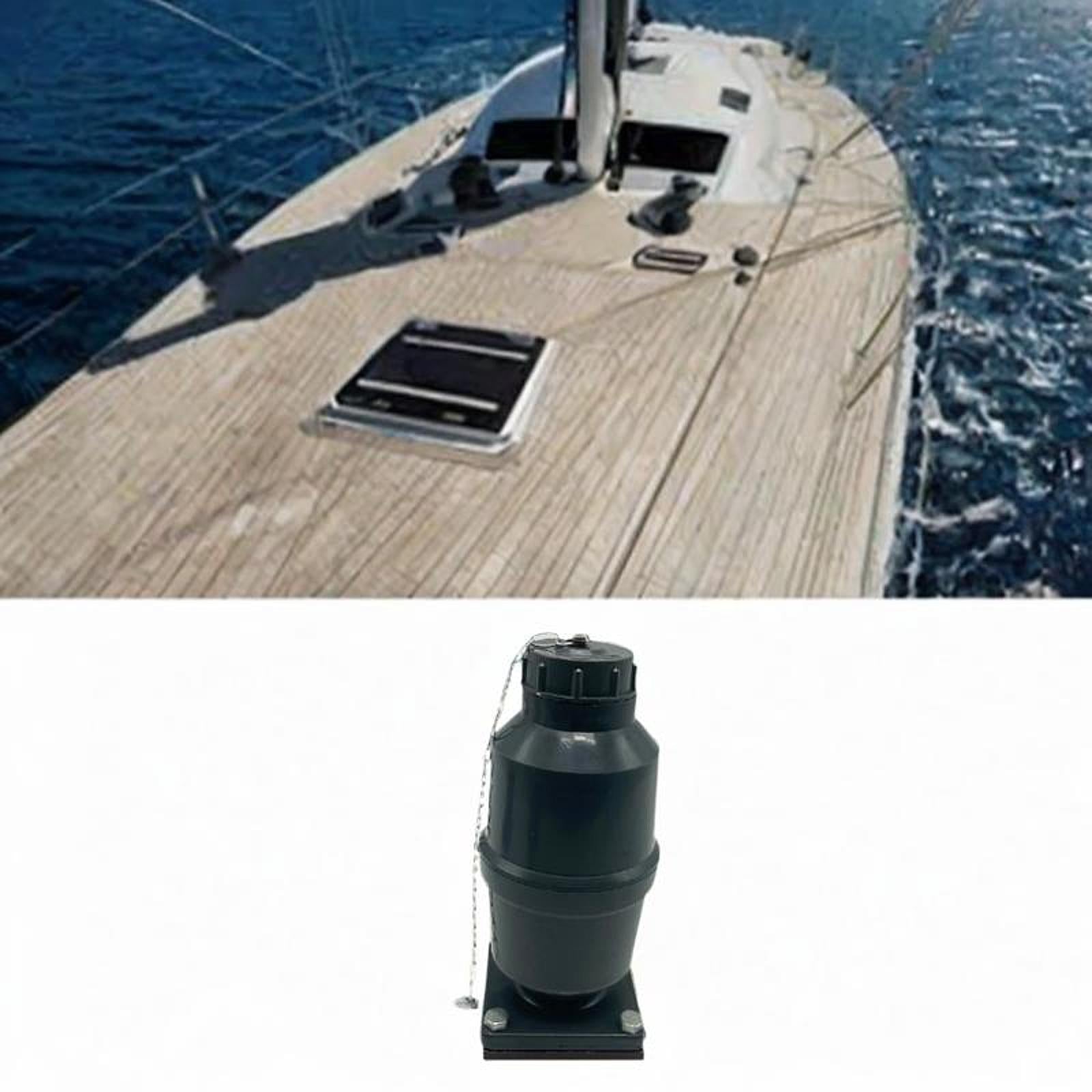 Marine Hatch Cover Drain Valve Sturdy Check Valve for Kayaks Yachts Plumbing 230mm 4 Holes with Plate