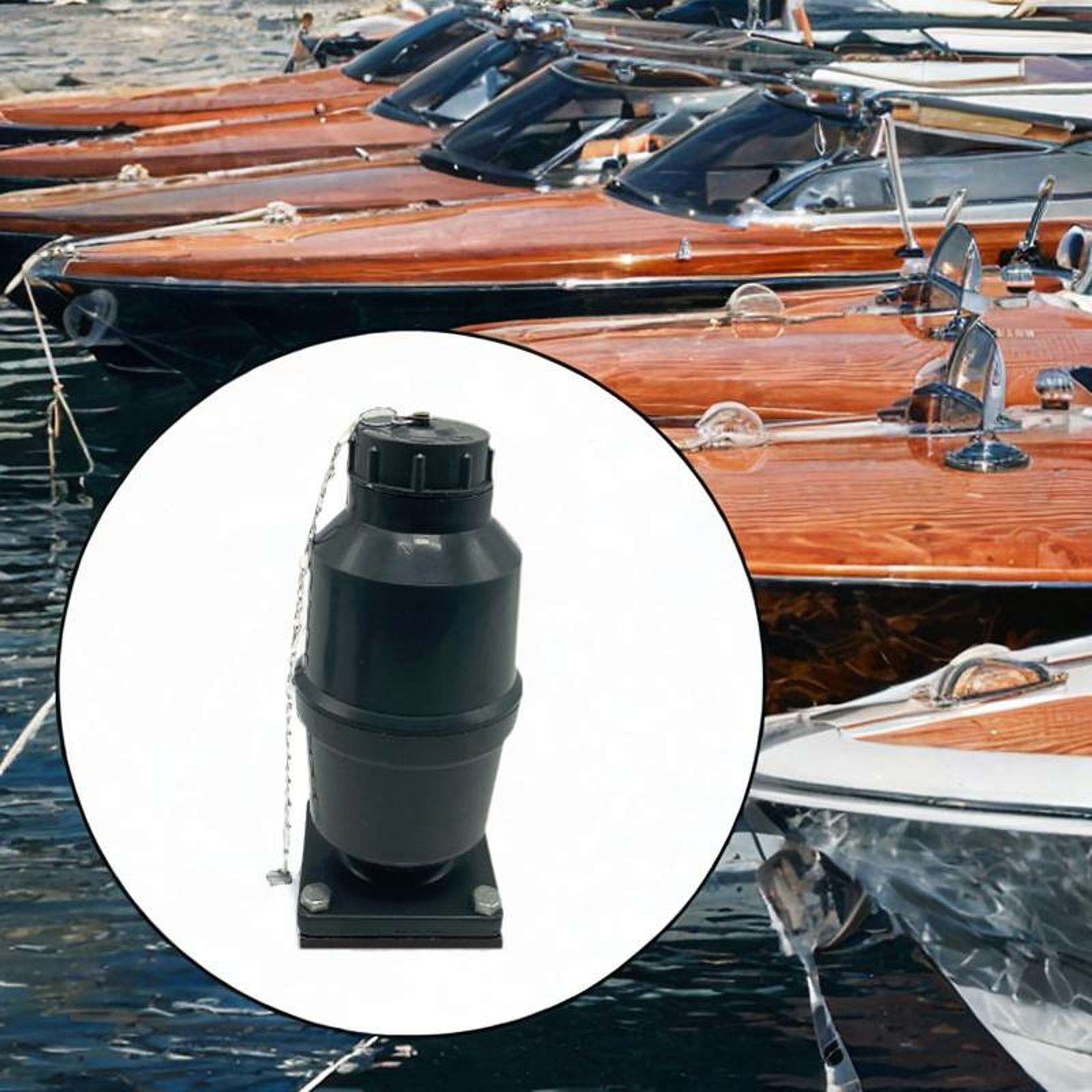 Marine Hatch Cover Drain Valve Sturdy Check Valve for Kayaks Yachts Plumbing 230mm 4 Holes with Plate