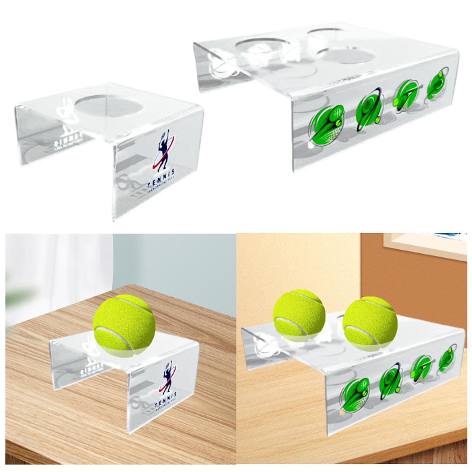 Tennis Ball Display Holder Small Ball Stand for Memorabilia Club Decorations 1 Hole