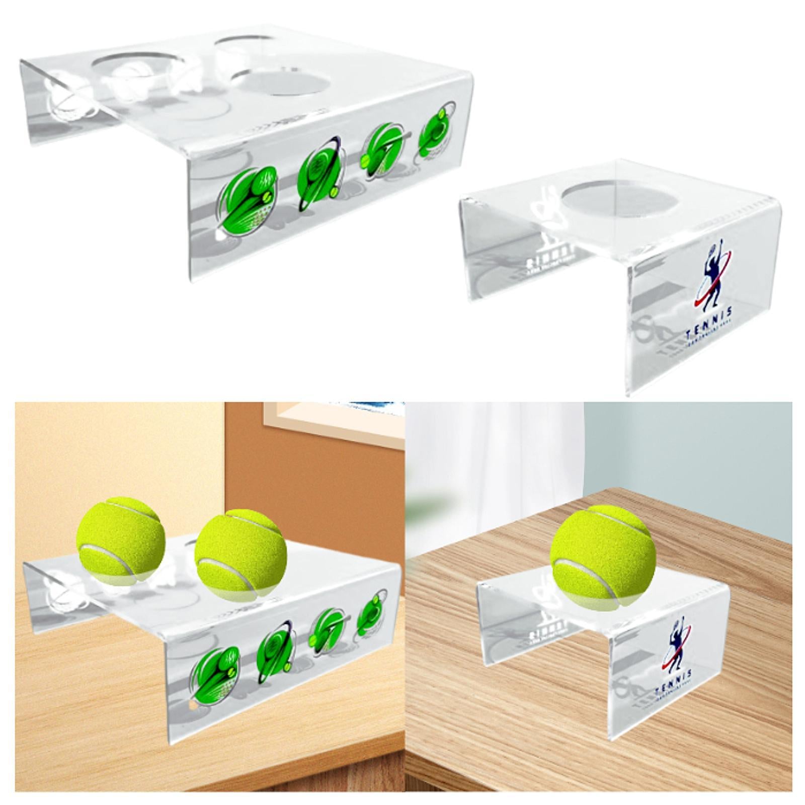 Tennis Ball Display Holder Small Ball Stand for Memorabilia Club Decorations 1 Hole