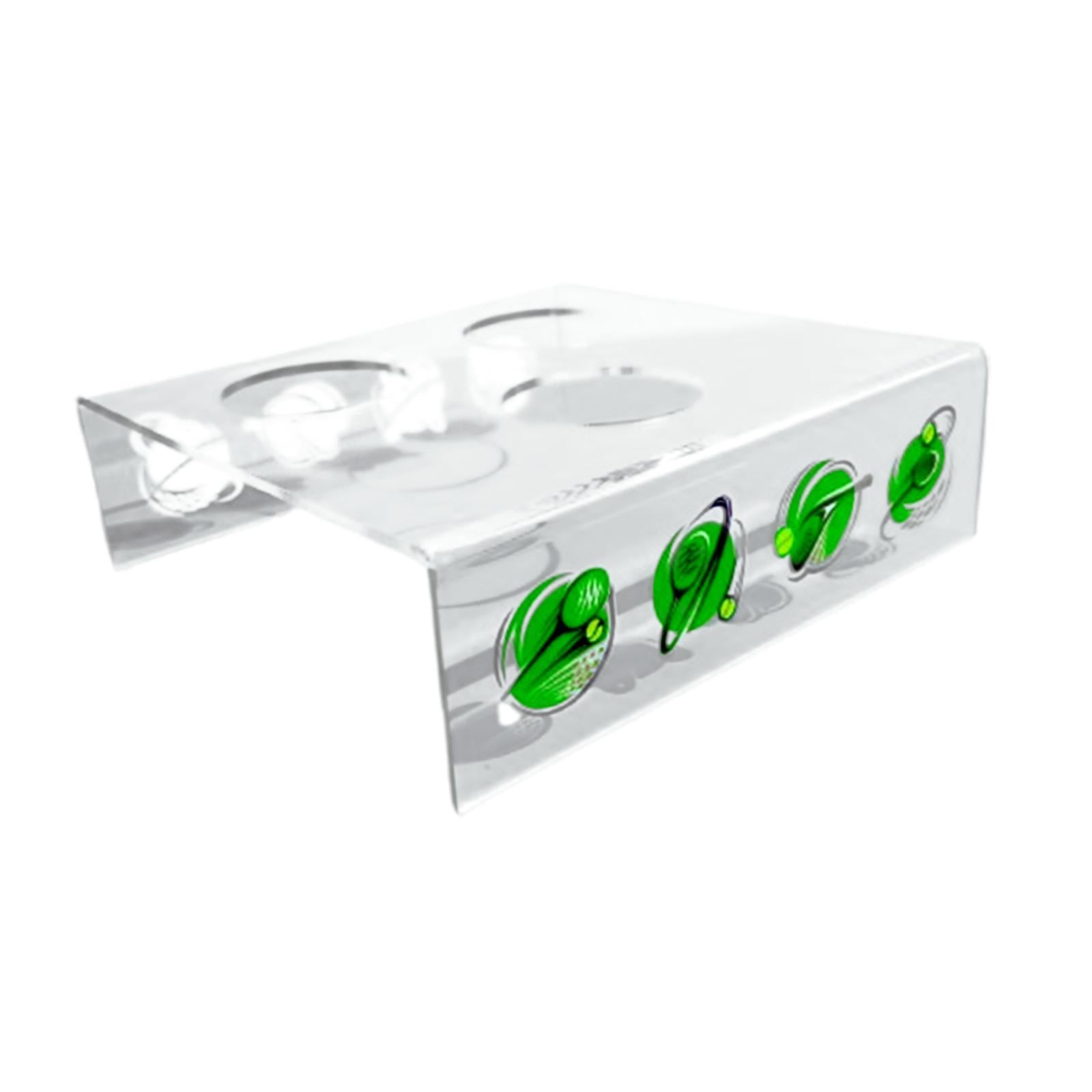 Tennis Ball Display Holder Small Ball Stand for Memorabilia Club Decorations 3 Hole