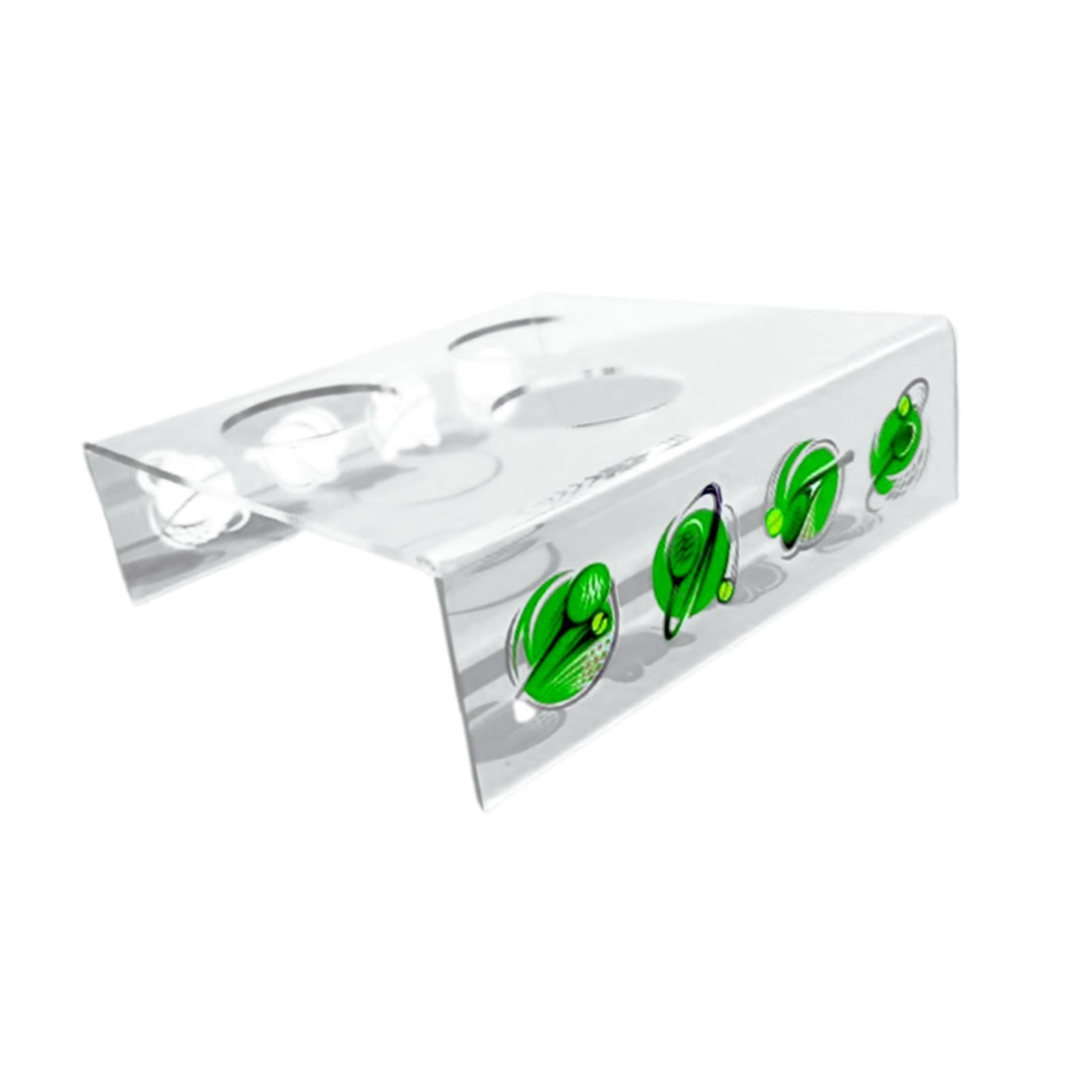 Tennis Ball Display Holder Small Ball Stand for Memorabilia Club Decorations 3 Hole