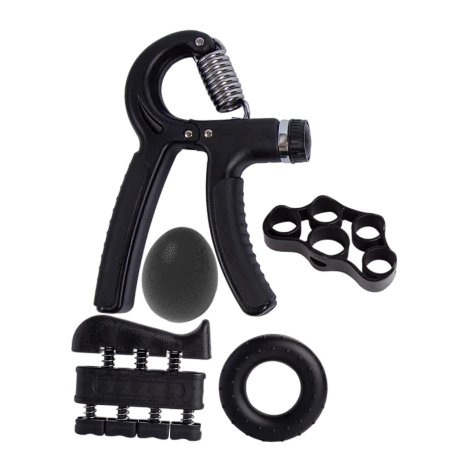 Grip Strength Trainers Hand Exerciser for Muscle Training Home Gym Musicians Black