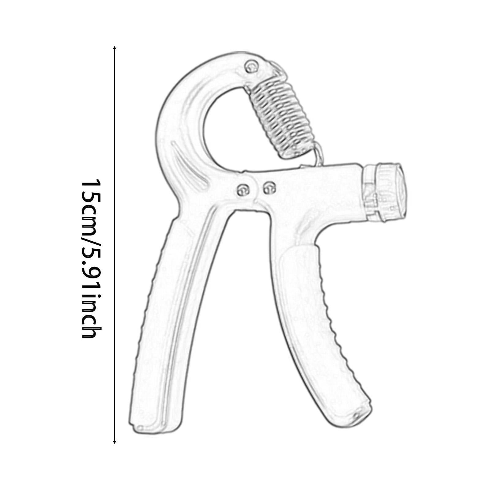 Grip Strength Trainers Hand Exerciser for Muscle Training Home Gym Musicians Orange