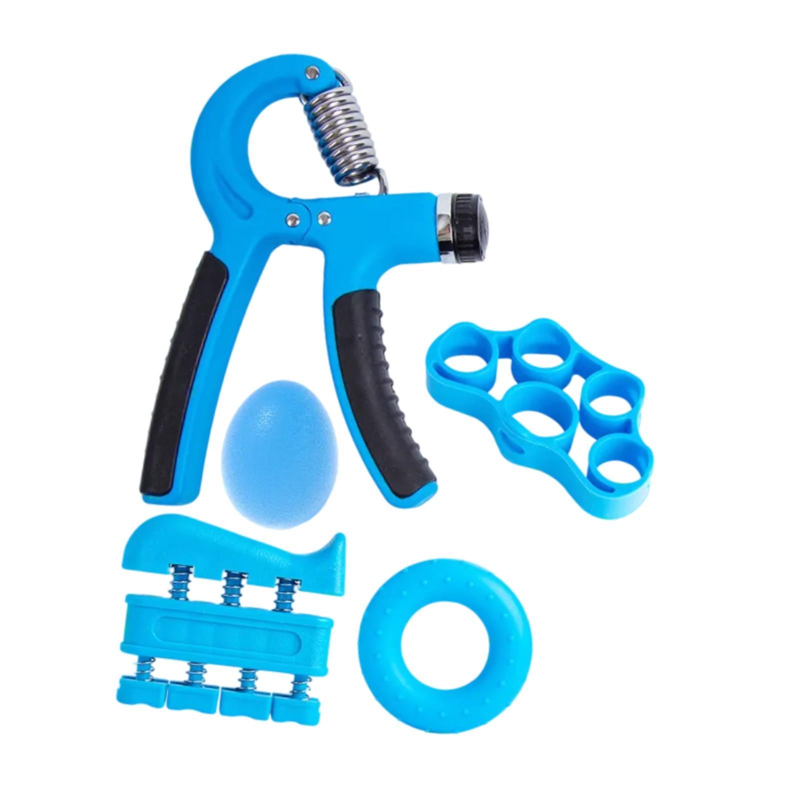 Grip Strength Trainers Hand Exerciser for Muscle Training Home Gym Musicians Blue