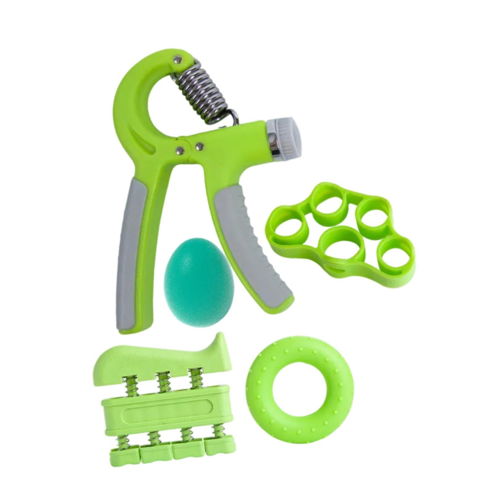Grip Strength Trainers Hand Exerciser for Muscle Training Home Gym Musicians Green
