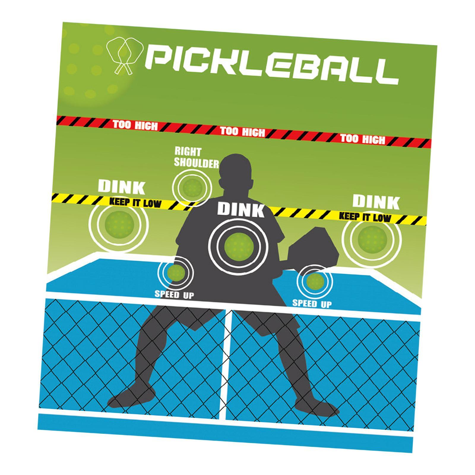 Pickleball Dink Pad Convenient Pickleball Practice Pad for Rooms Court Walls