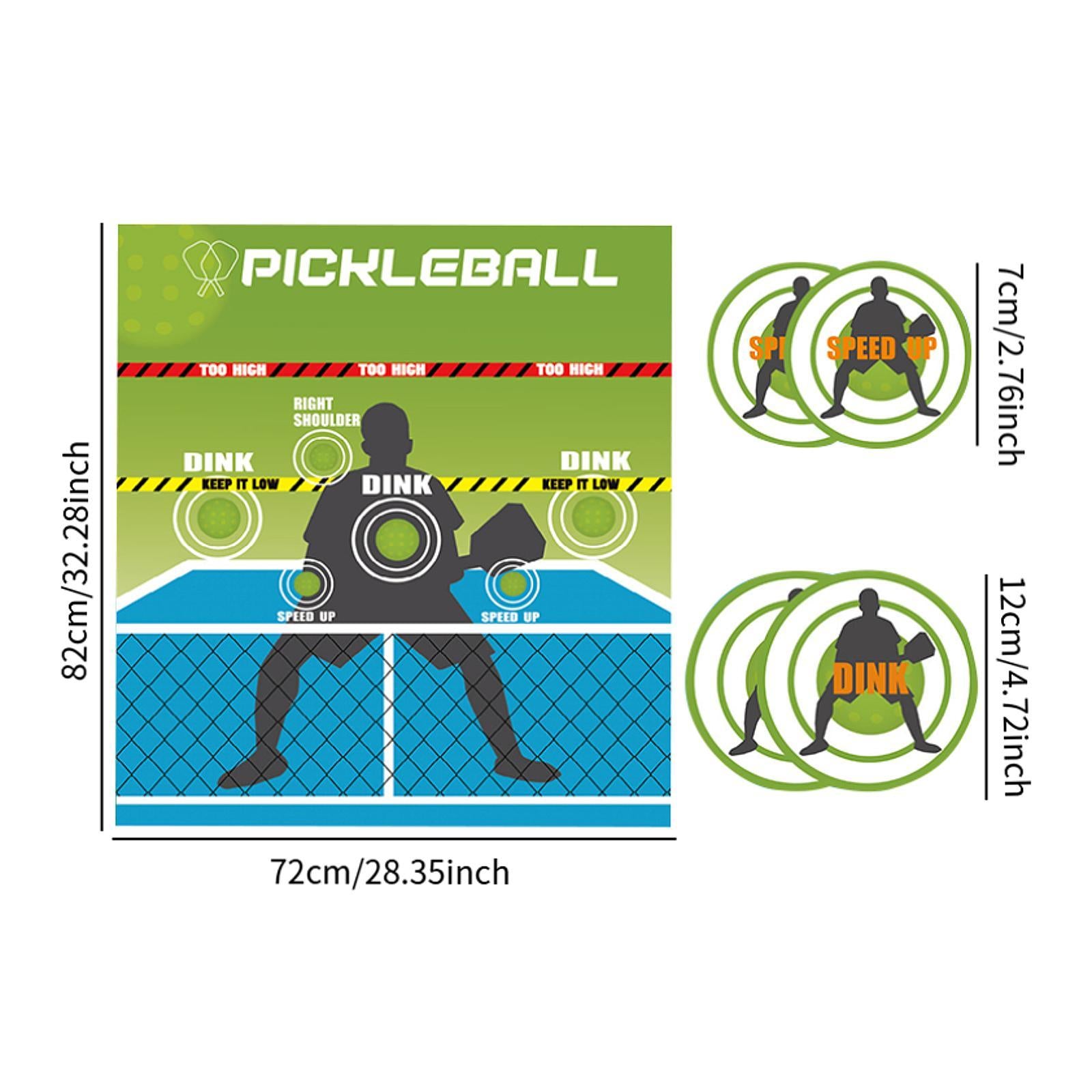 Pickleball Dink Pad for Beginners Pickleball Practice Rebounder for Yard Gym