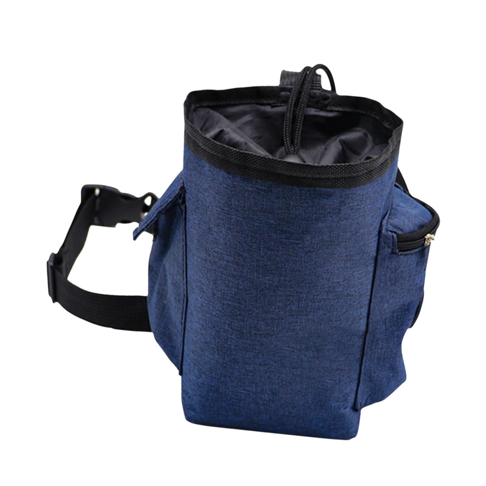 Climbing Chalk Bag Easy Carrying Storage Bag for Workout Climbing Gymnastics Blue