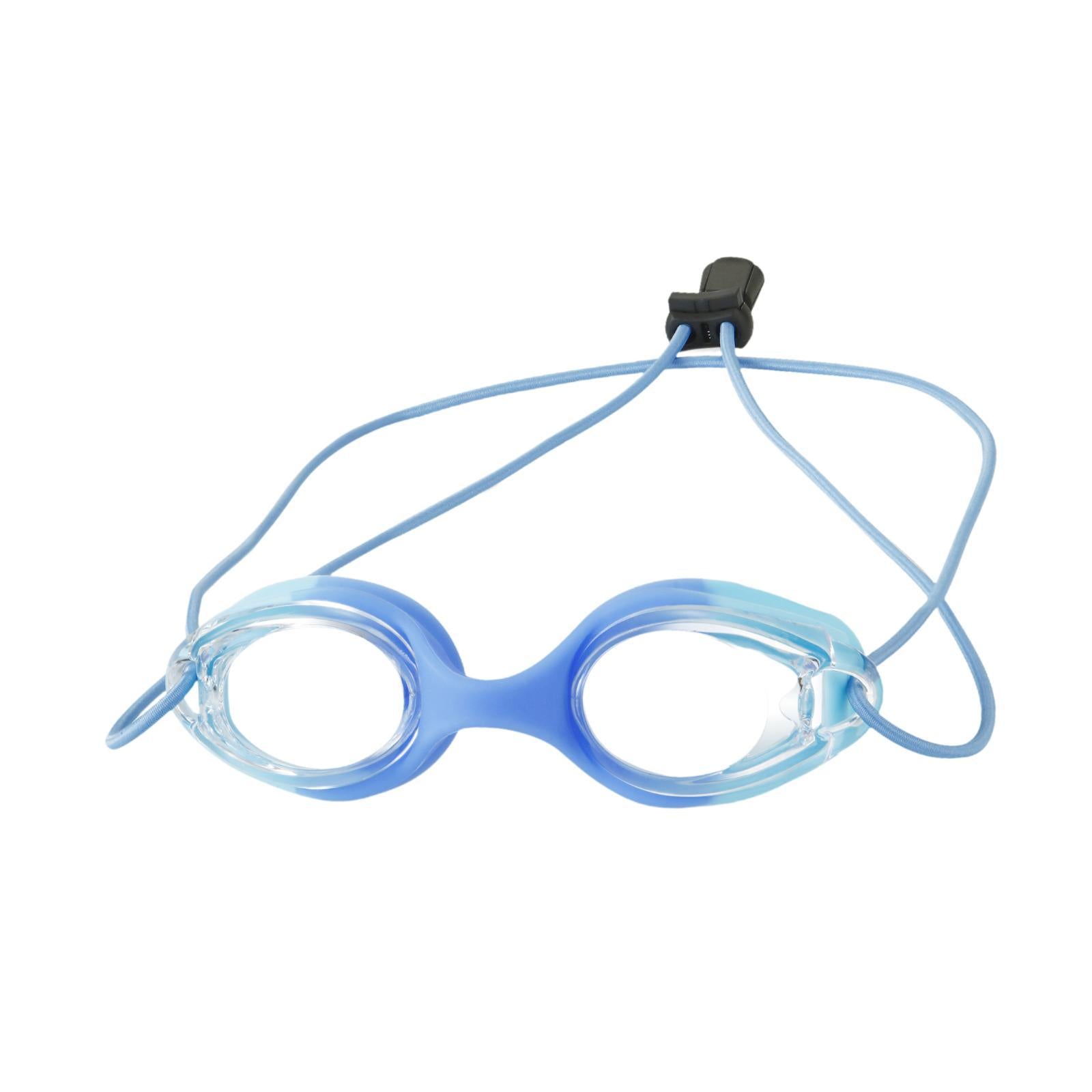 Kids Swim Goggles Cute Child Swim Glasses for Summer Learning Swimming Party Light Blue