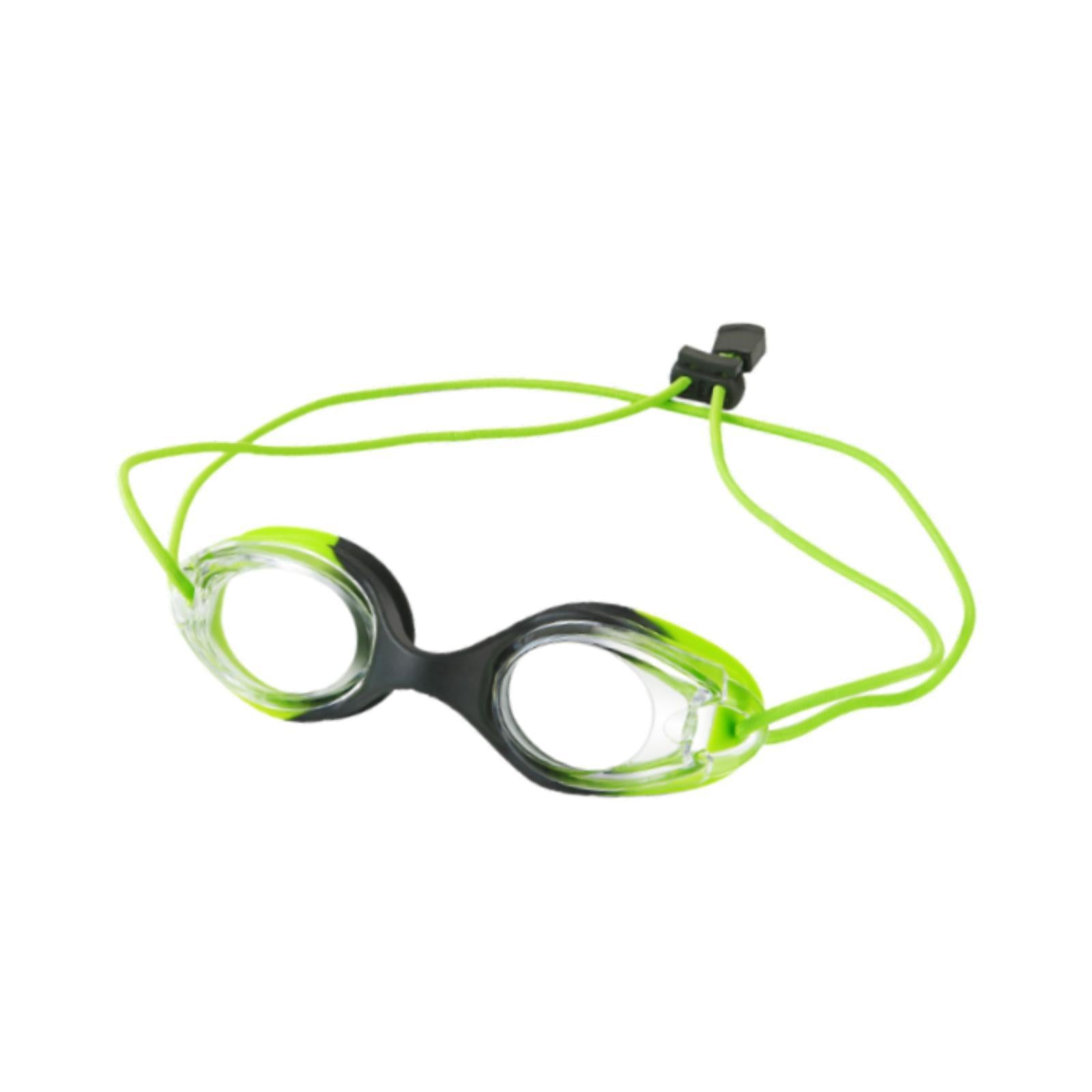 Kids Swim Goggles Cute Child Swim Glasses for Summer Learning Swimming Party Green