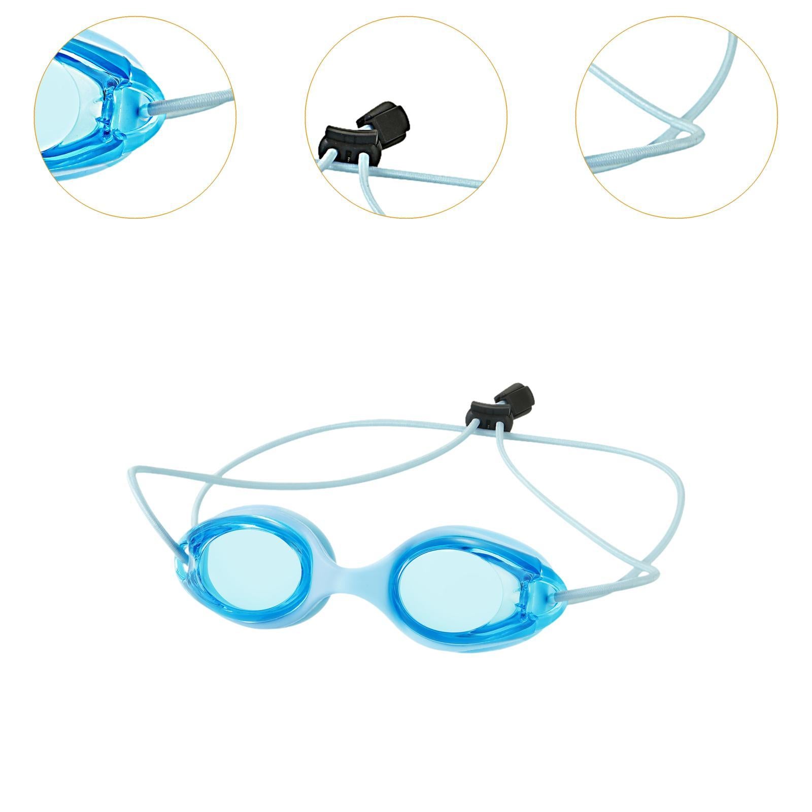 Kids Swim Goggles Cute Child Swim Glasses for Summer Learning Swimming Party Blue