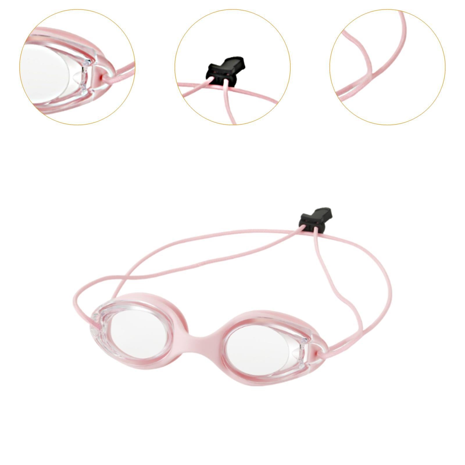 Kids Swim Goggles Cute Child Swim Glasses for Summer Learning Swimming Party Pink