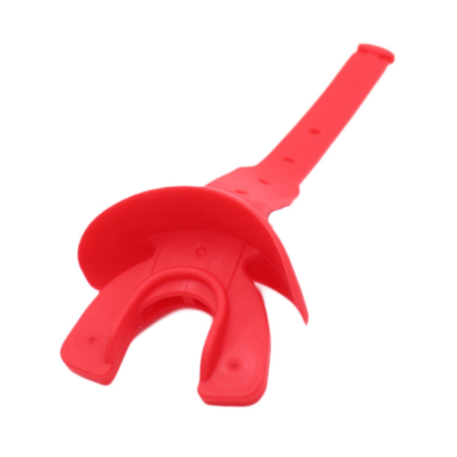 Strapped Mouth Guard No Boiling Football Mouthguard for Mma Outdoor Football Red