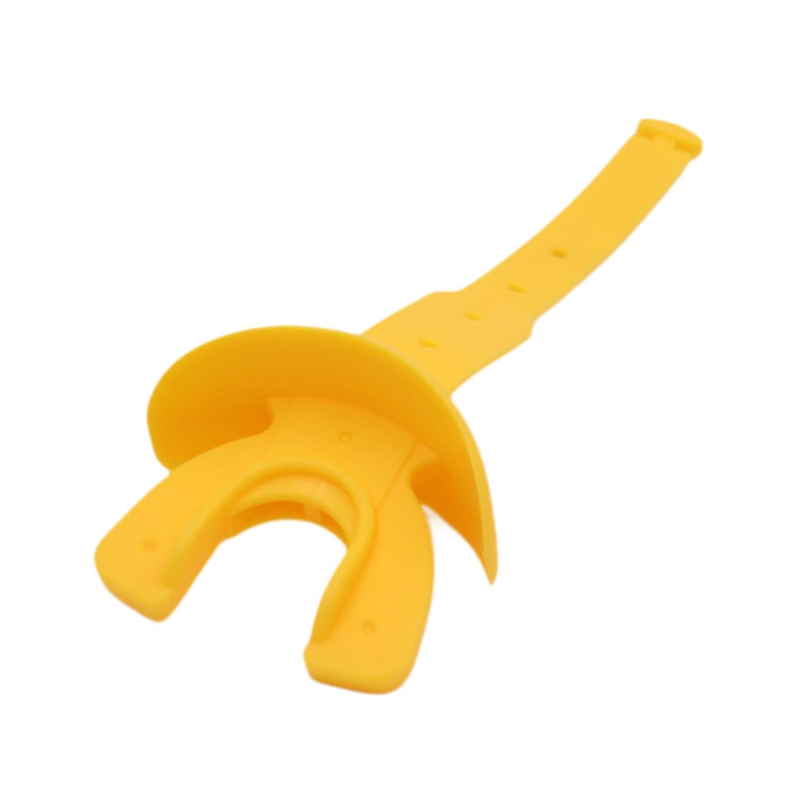 Strapped Mouth Guard No Boiling Football Mouthguard for Mma Outdoor Football Yellow