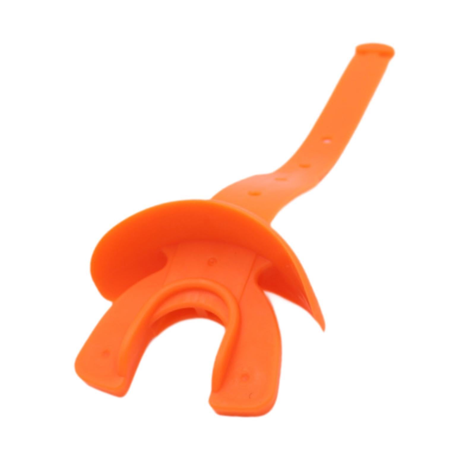 Strapped Mouth Guard No Boiling Football Mouthguard for Mma Outdoor Football Orange
