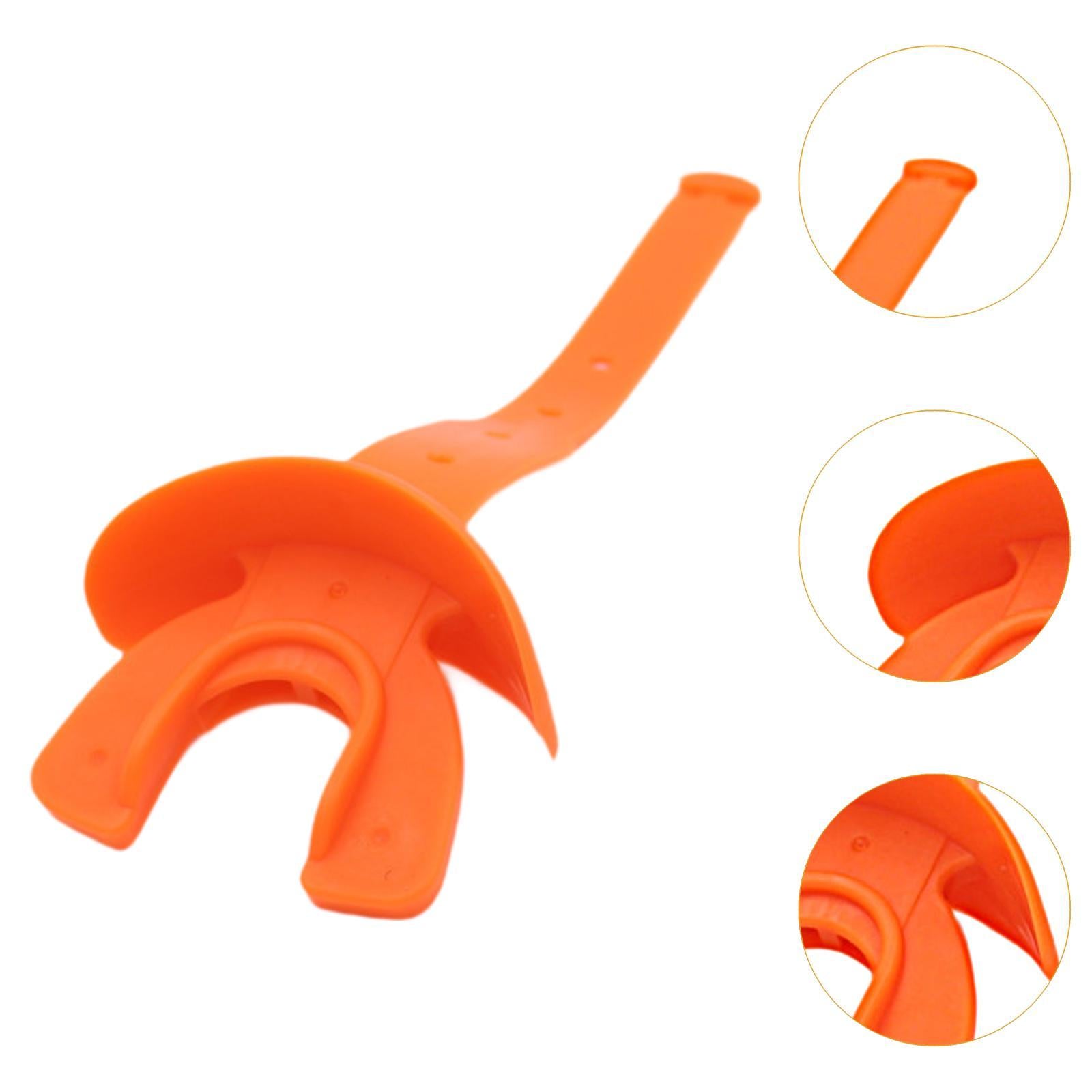 Strapped Mouth Guard No Boiling Football Mouthguard for Mma Outdoor Football Orange