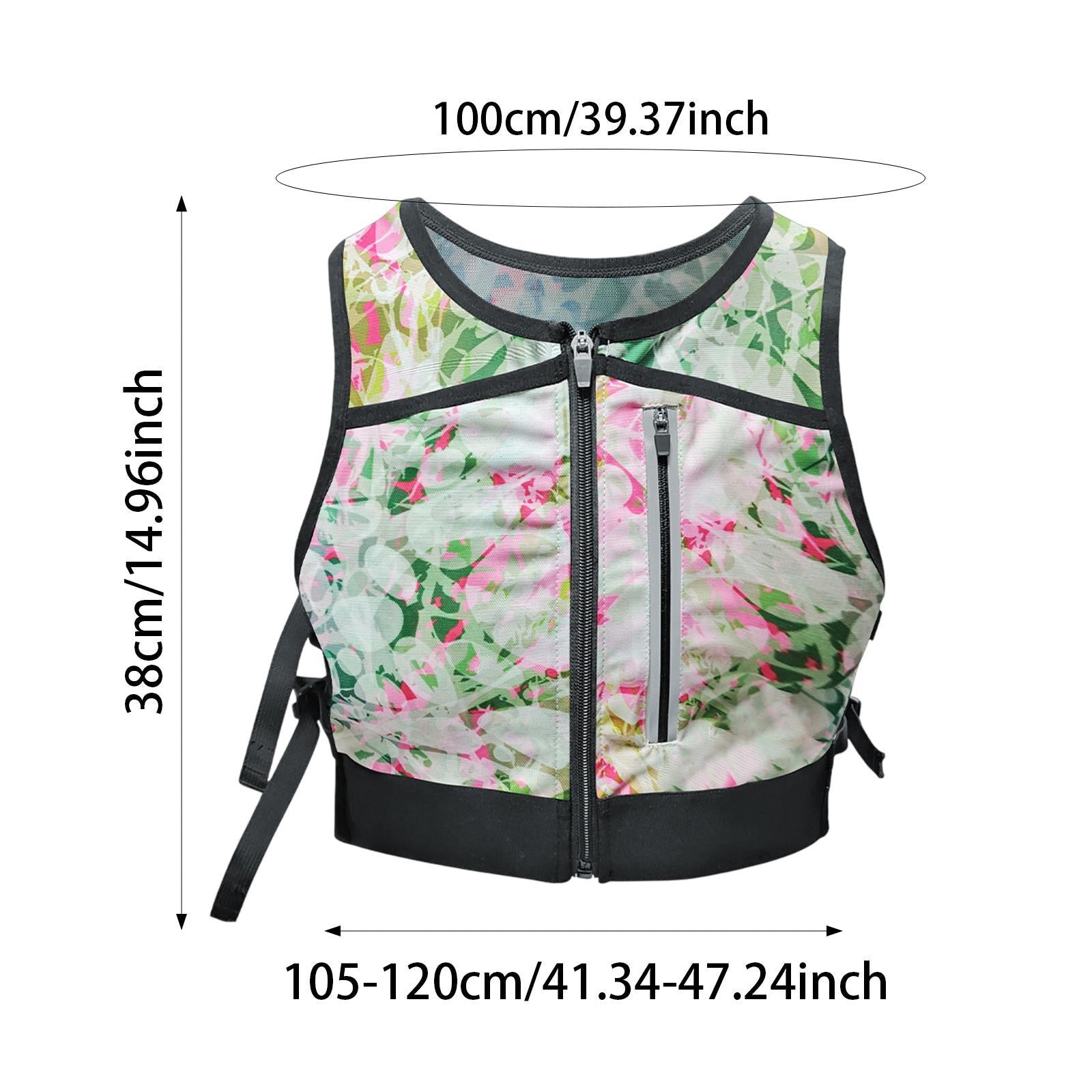Running Vest Reflective Vest Men Women for Hiking Motorcycling Night Walking Pink White