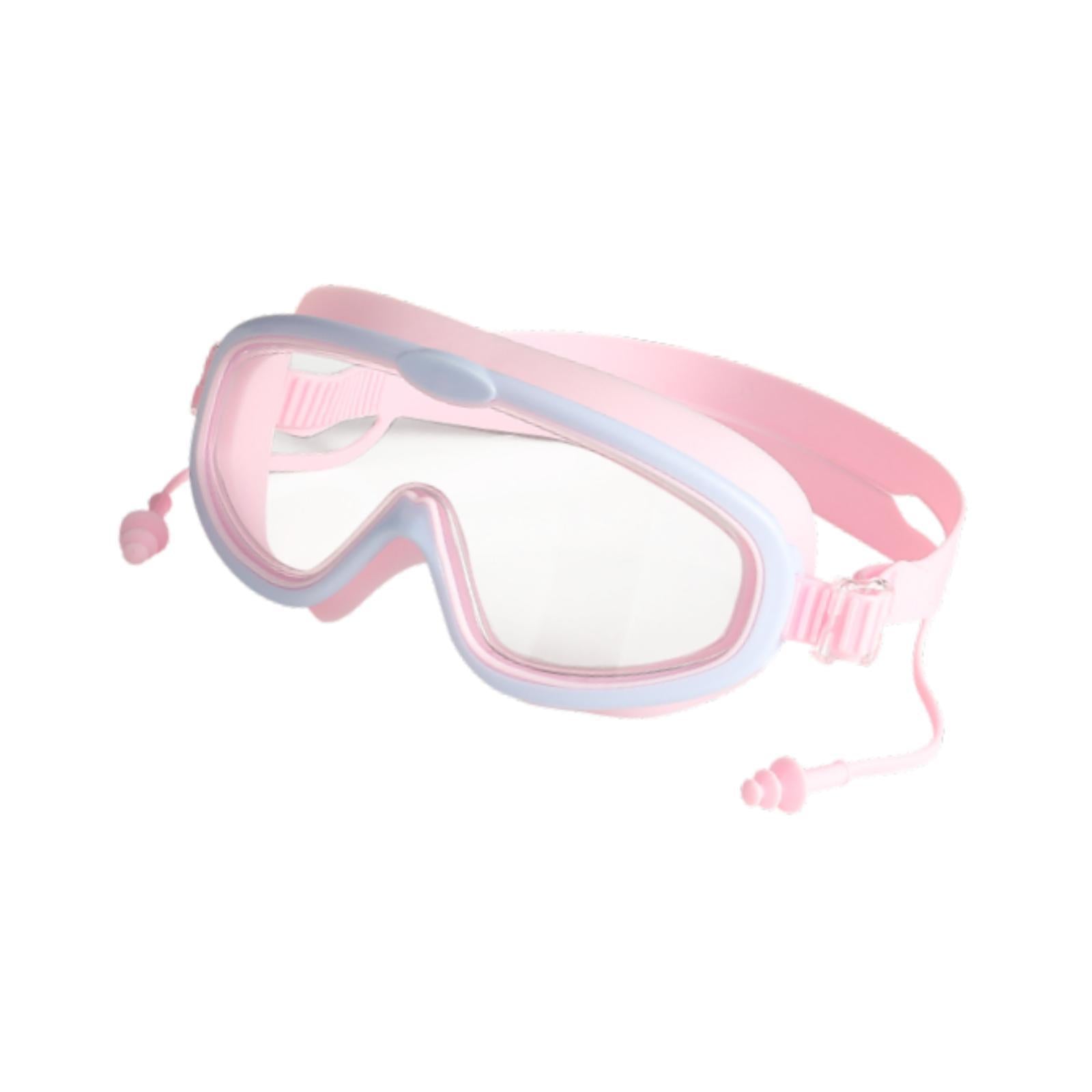 Kids Swim Goggles Party for Boys Girls Comfortable Anti Fog Swimming Glasses Pink and Purple