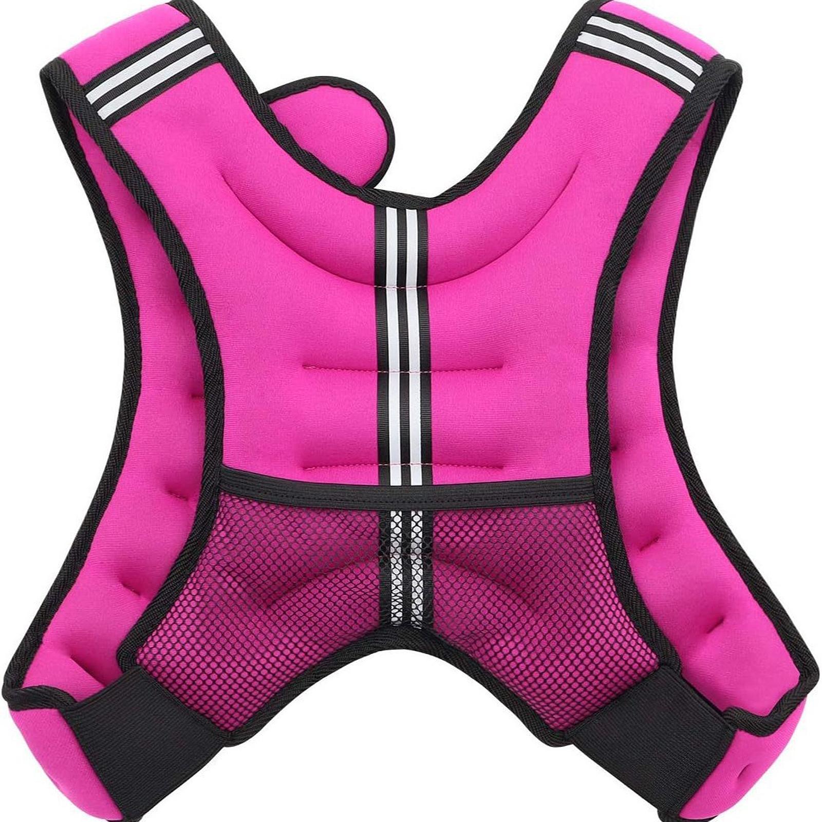 Weighted Vest Iron Sand Fitness Weighted Jacket for Running Calisthenics Gym Black 12LB