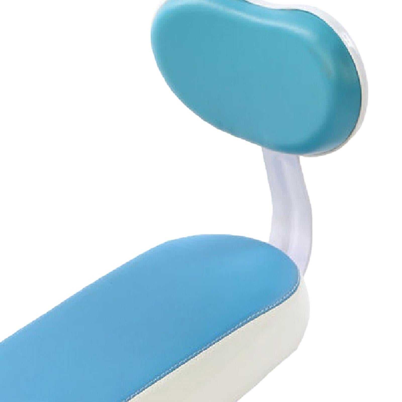 Bicycle Rear Seat Cushion with Backrest Kids Bike Seat for Road Bikes Riding Blue