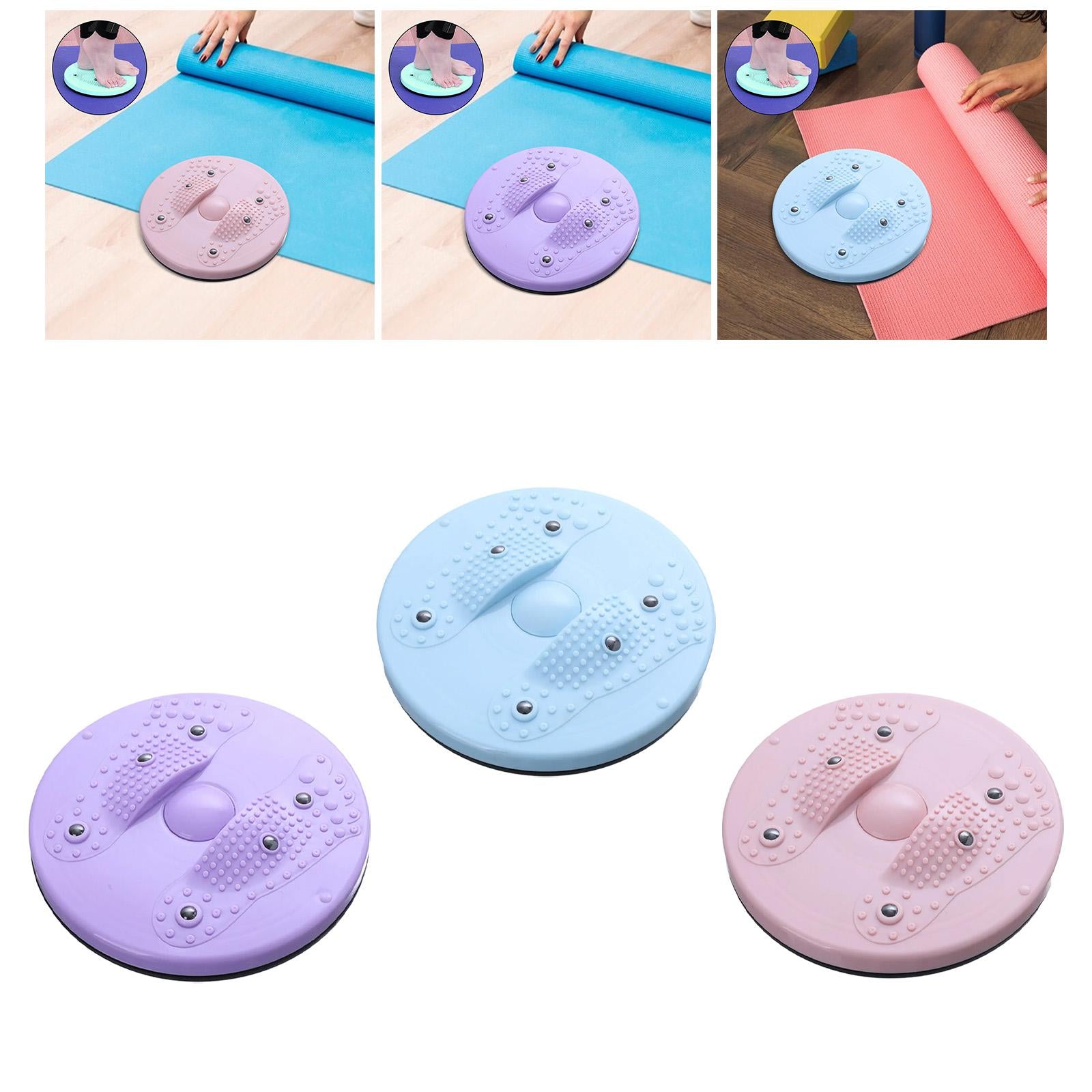 Waist Twisting Disk Waist Twister Balance Board for Strengthening Gym Adults Purple