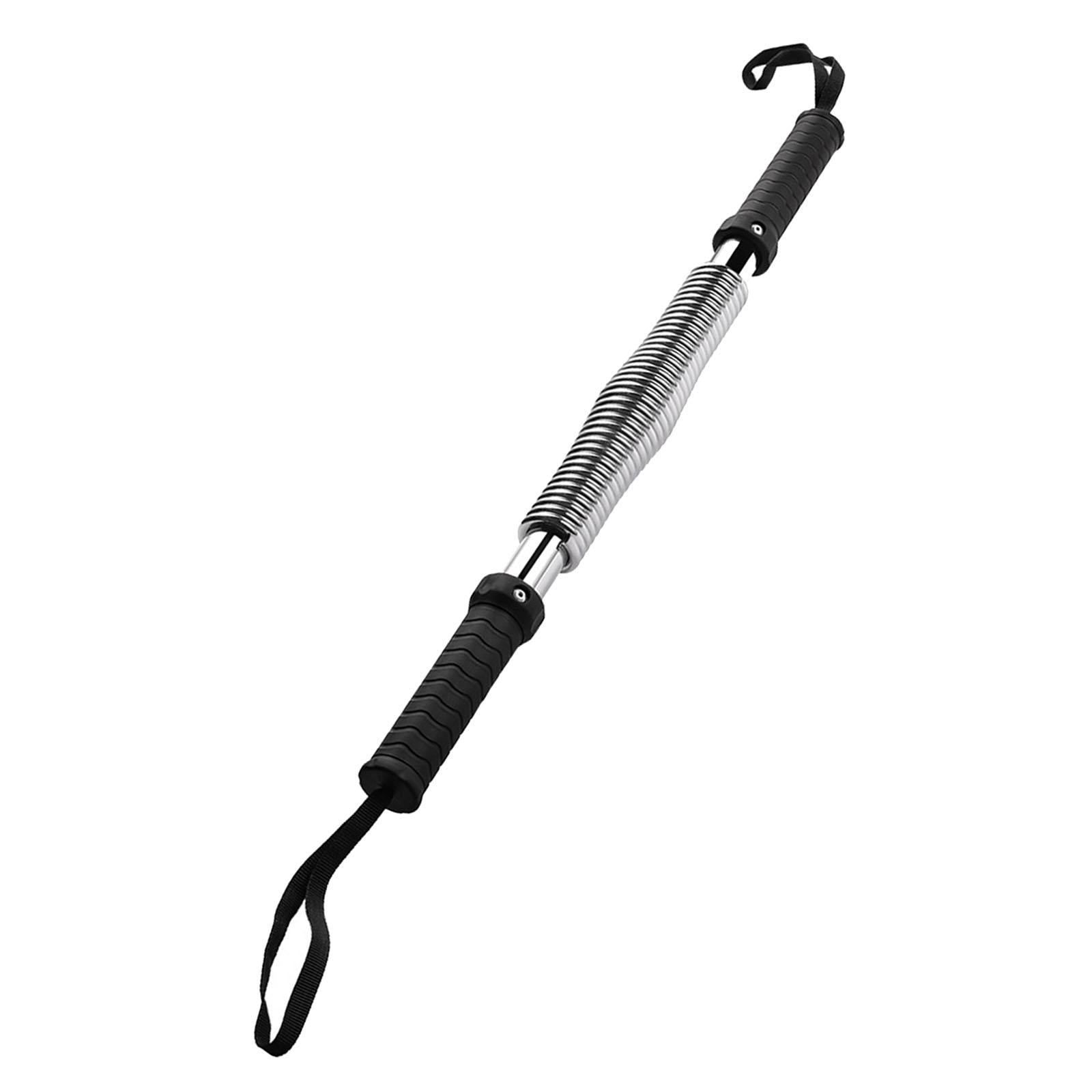 Power Twister Bar Chest Expander Trainer Spring Exerciser Fitness Heavy Duty