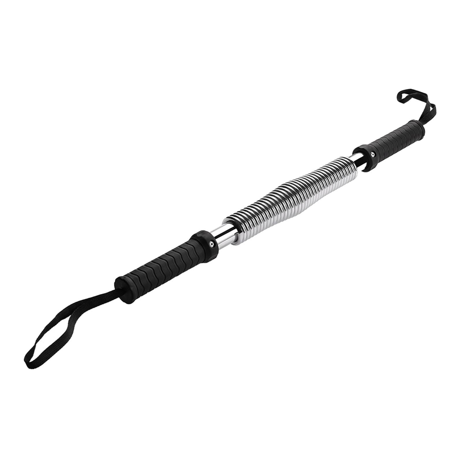 Power Twister Bar Chest Expander Trainer Spring Exerciser Fitness Heavy Duty