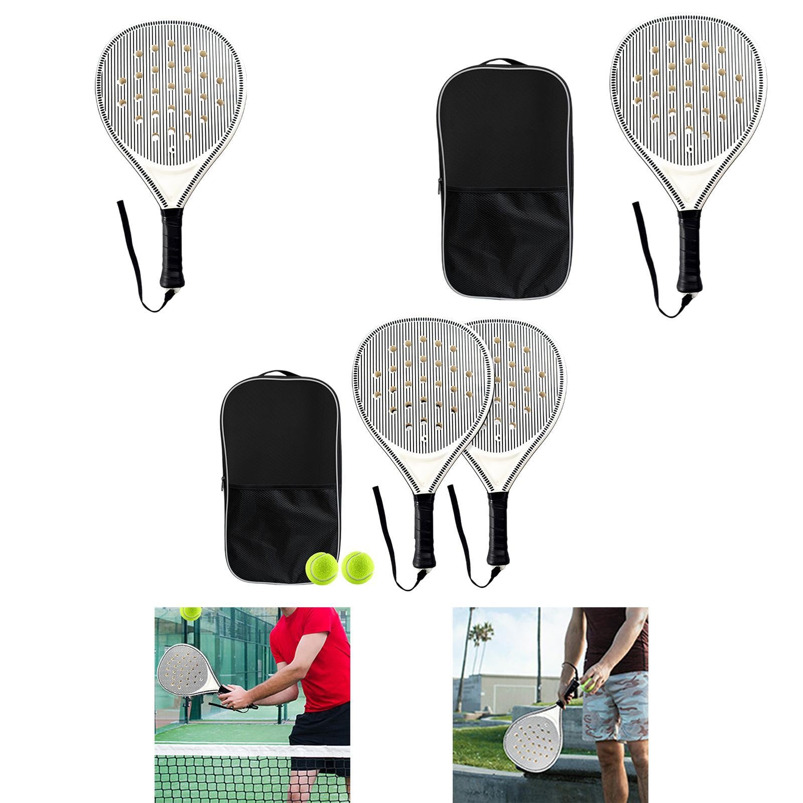 Outdoor Paddle Tennis Racquet Beach Tennis Padel Racket for Beginners Adults 1 Racket Only
