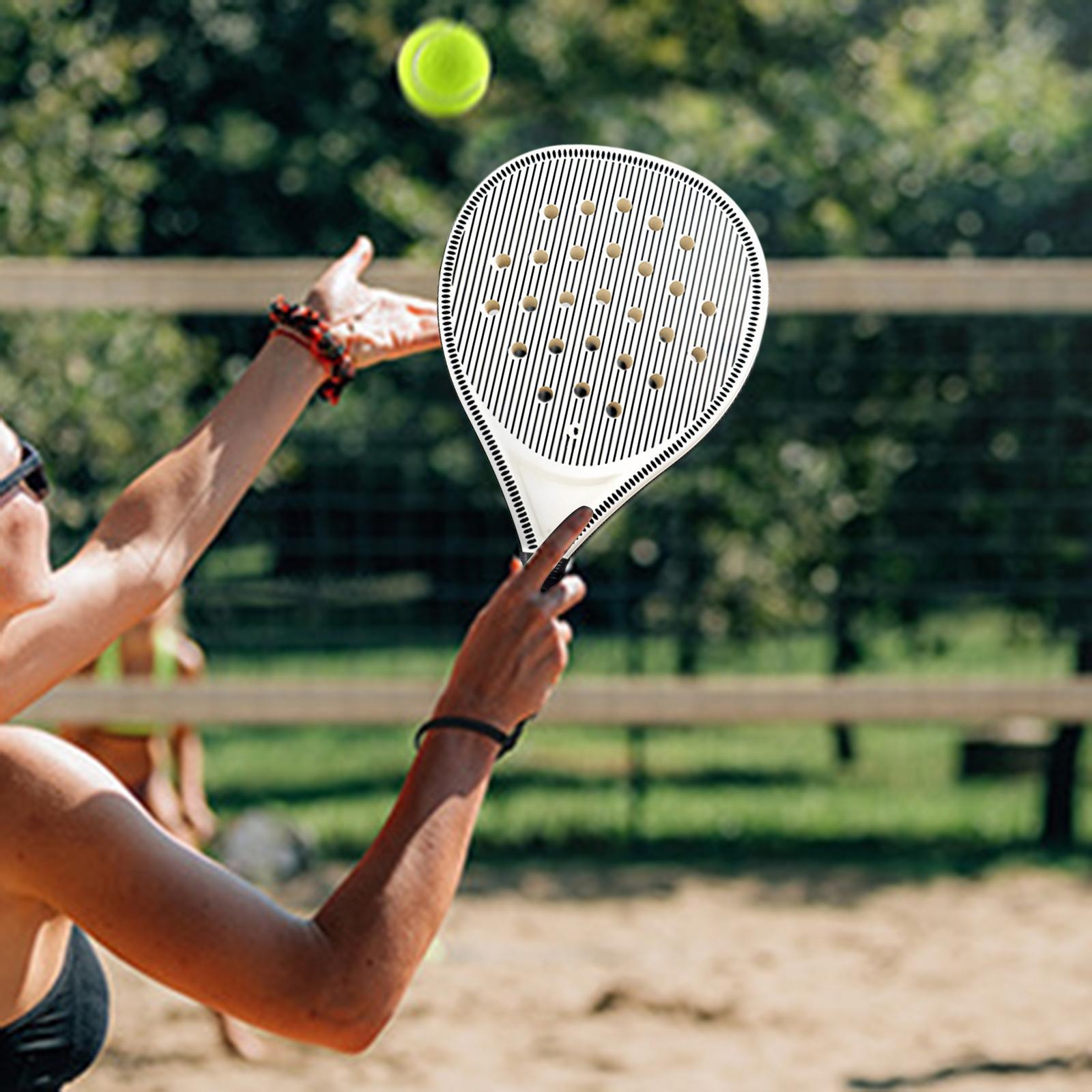 Outdoor Paddle Tennis Racquet Beach Tennis Padel Racket for Beginners Adults 1 Racket Only