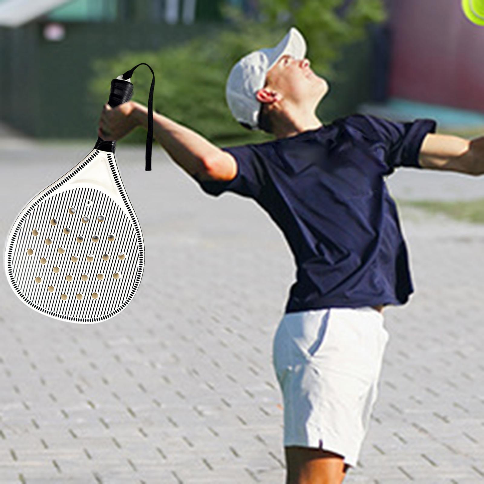 Outdoor Paddle Tennis Racquet Beach Tennis Padel Racket for Beginners Adults 1 Racket Only