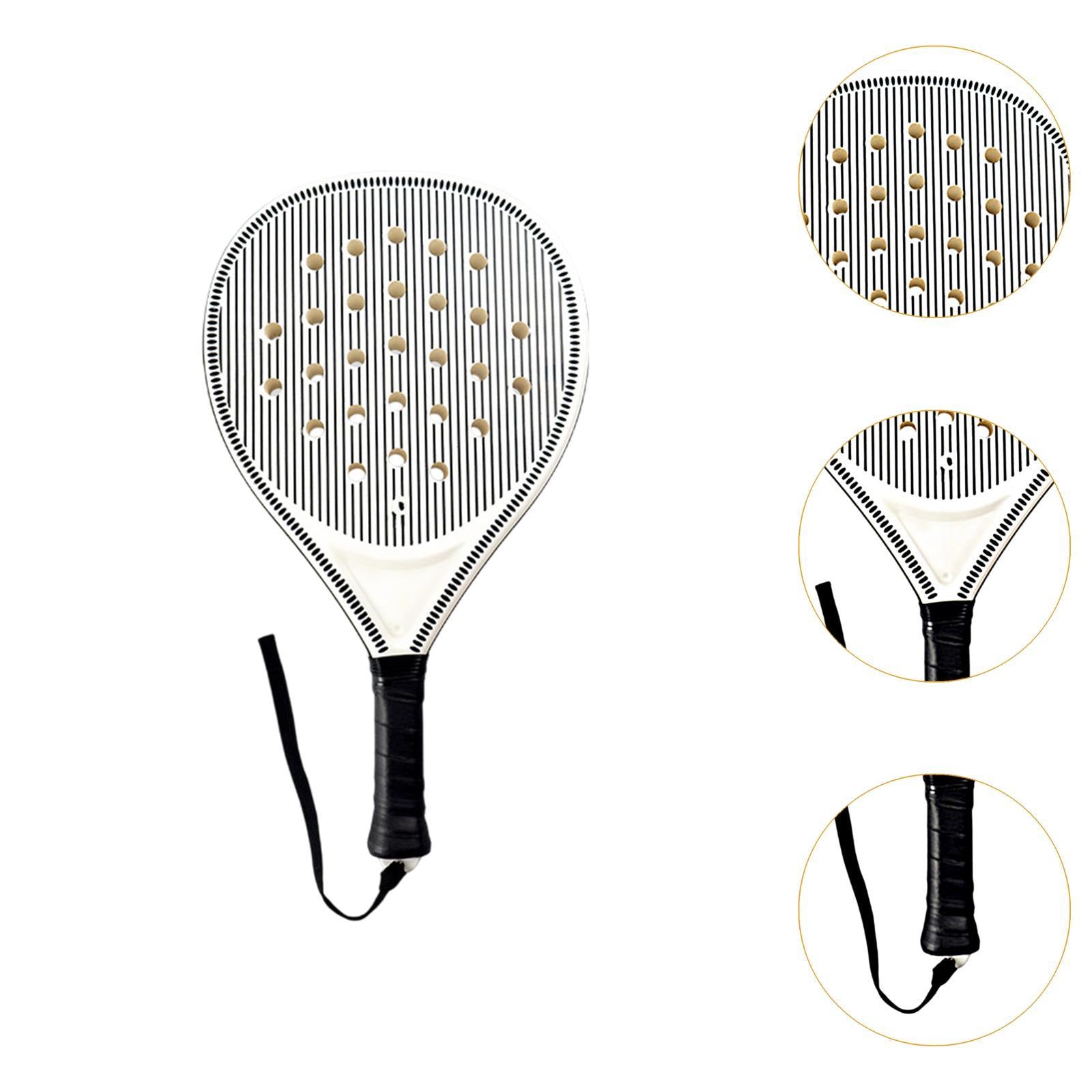 Outdoor Paddle Tennis Racquet Beach Tennis Padel Racket for Beginners Adults 1 Racket with Bag